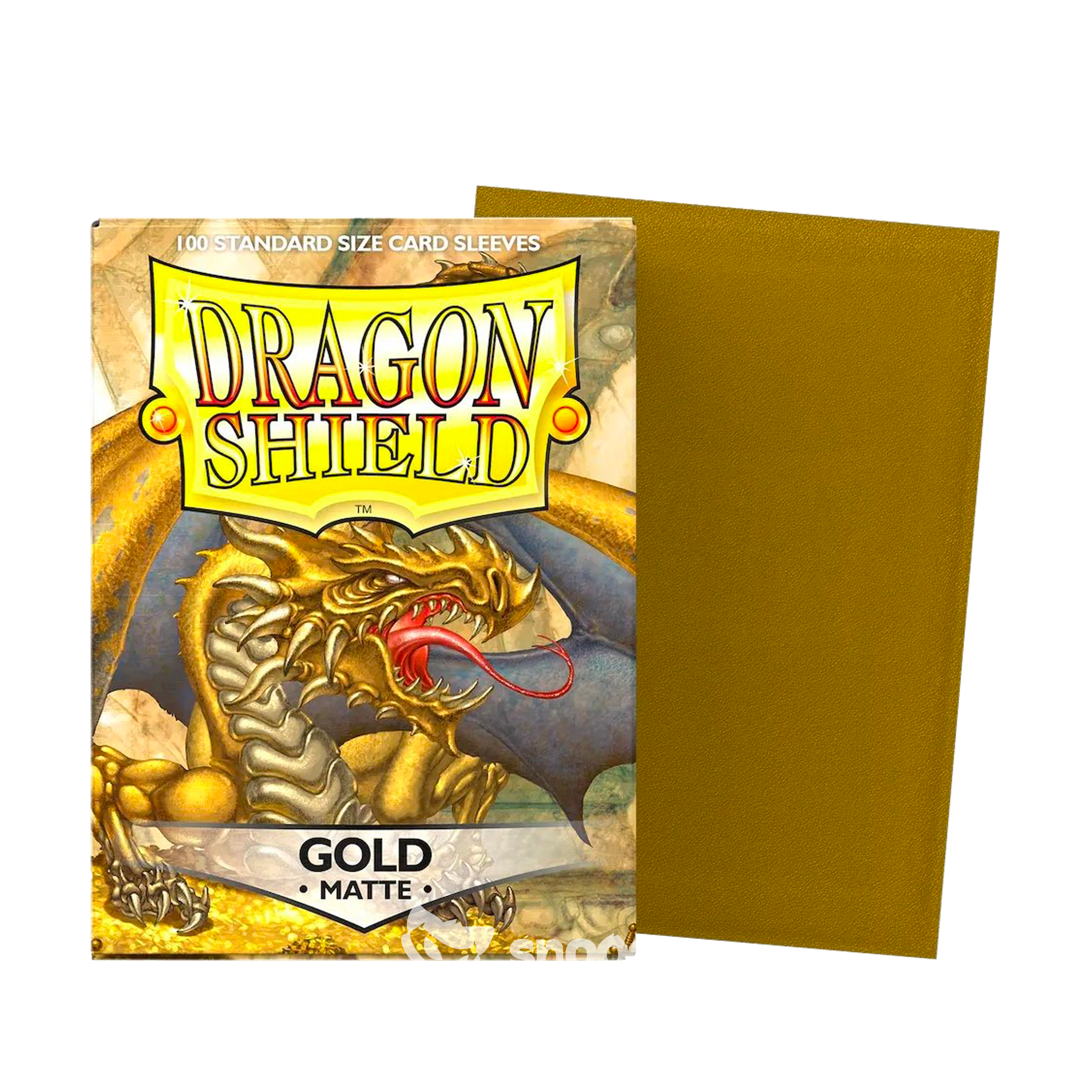 Sleeves | Dragon Shield | Standard Sleeves | Or Matte | 100 Pièces 🎴