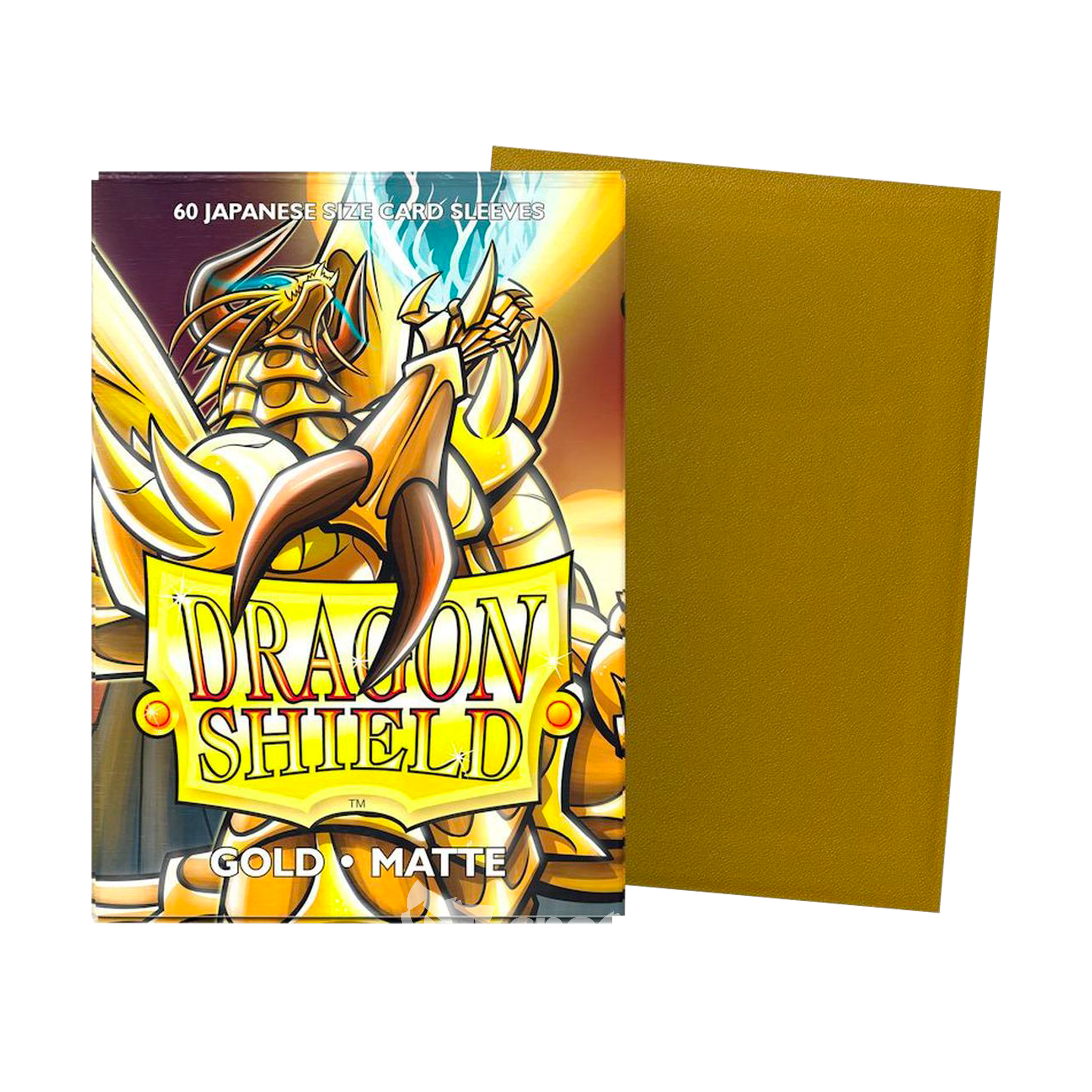 Sleeves | Dragon Shield | Japanese Size Standard Sleeves | Or Matte | 60 Pièces 🎴