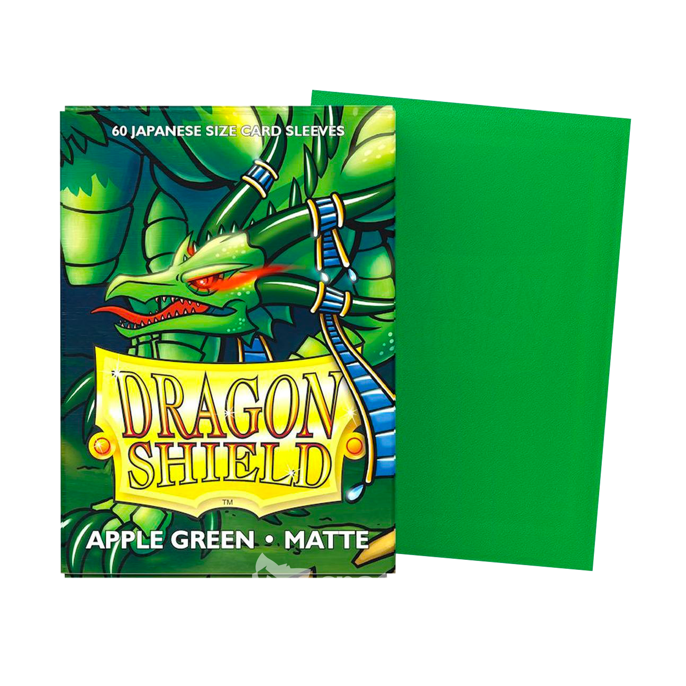 Sleeves | Dragon Shield | Japanese Size Standard Sleeves | Vert Pomme Matte | 60 Pièces 🎴