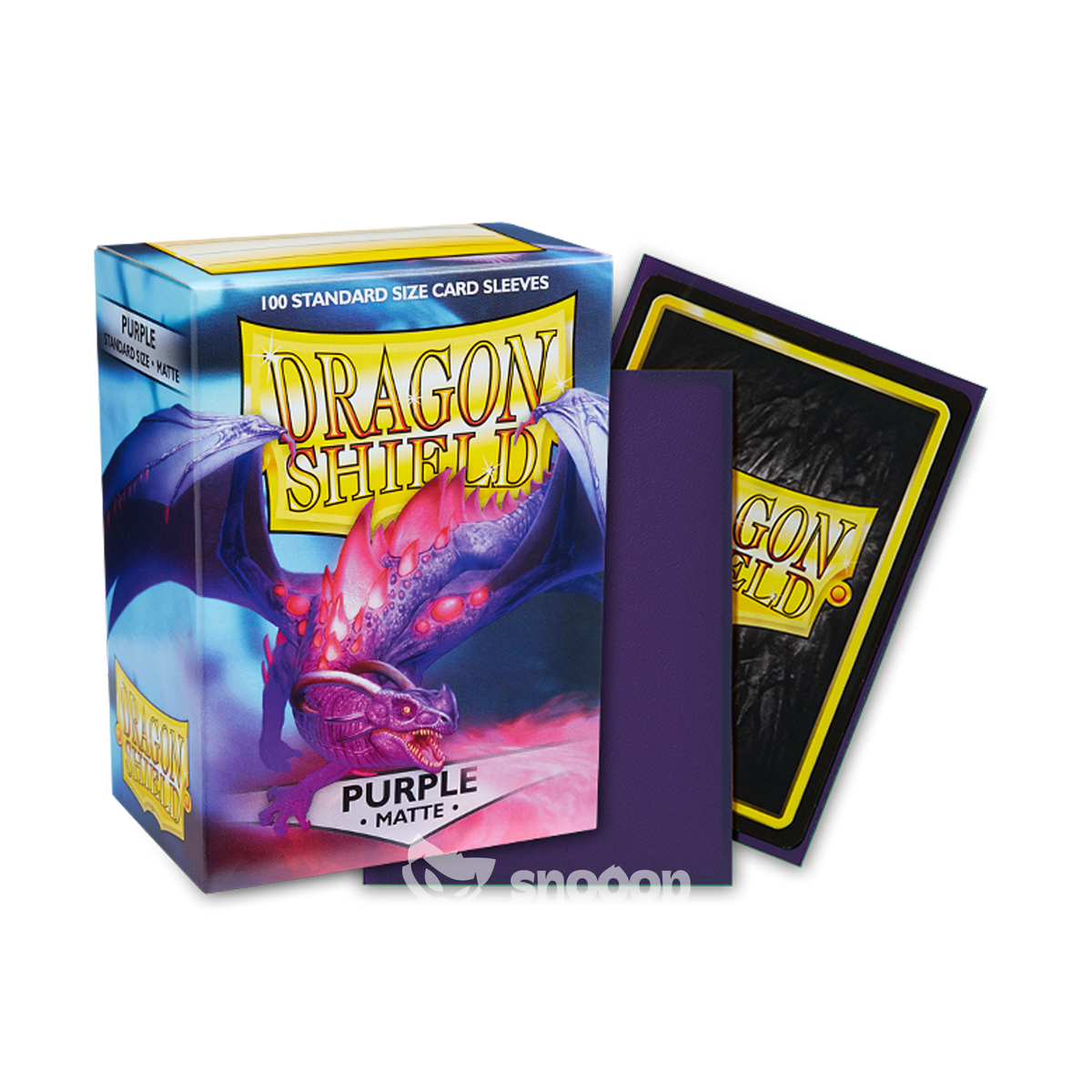 Sleeves | Dragon Shield | Standard Sleeves | Purple Matte | 100 Pièces 🎴