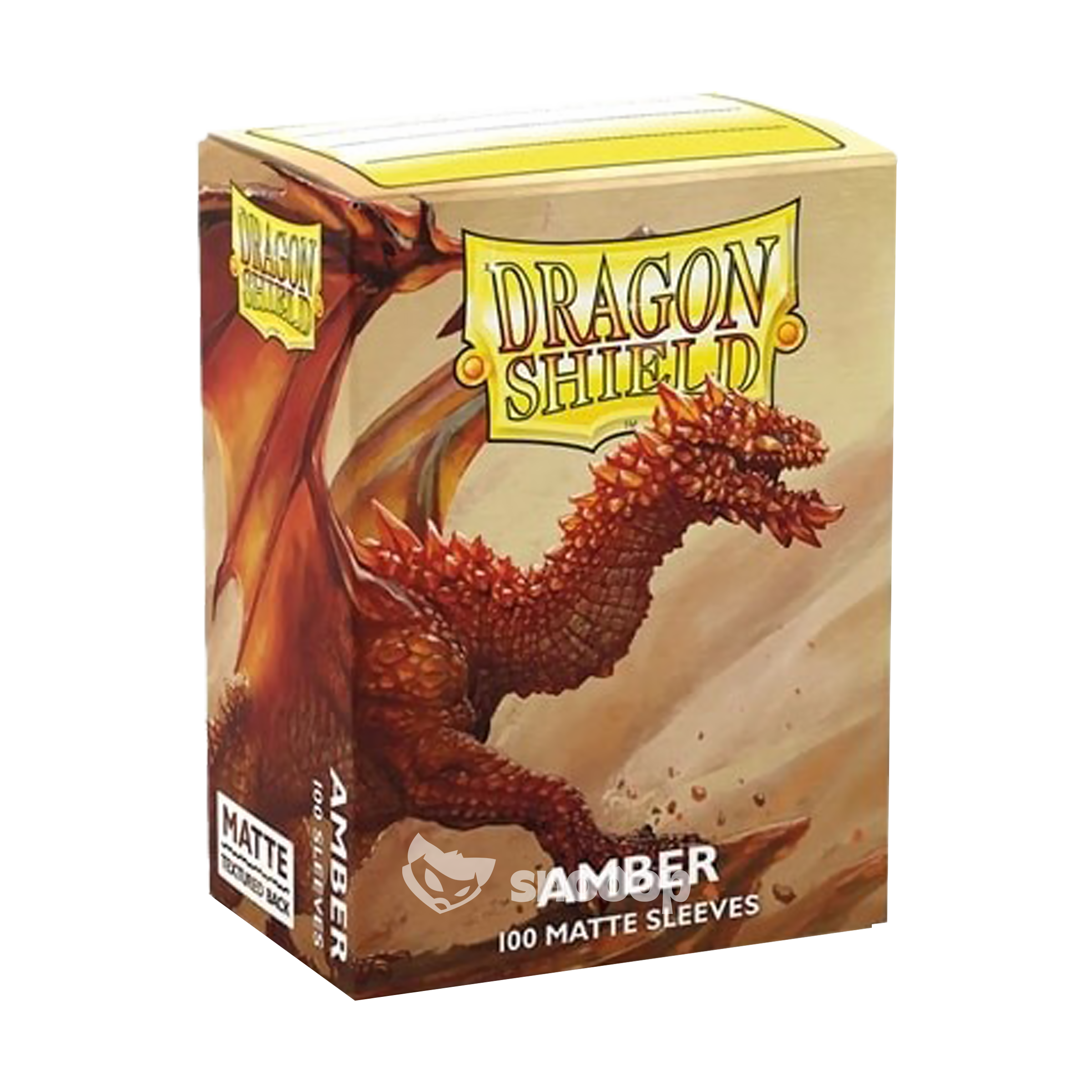 Sleeves | Dragon Shield | Standard Sleeves | Amber Matte | 100 Pièces 🎴