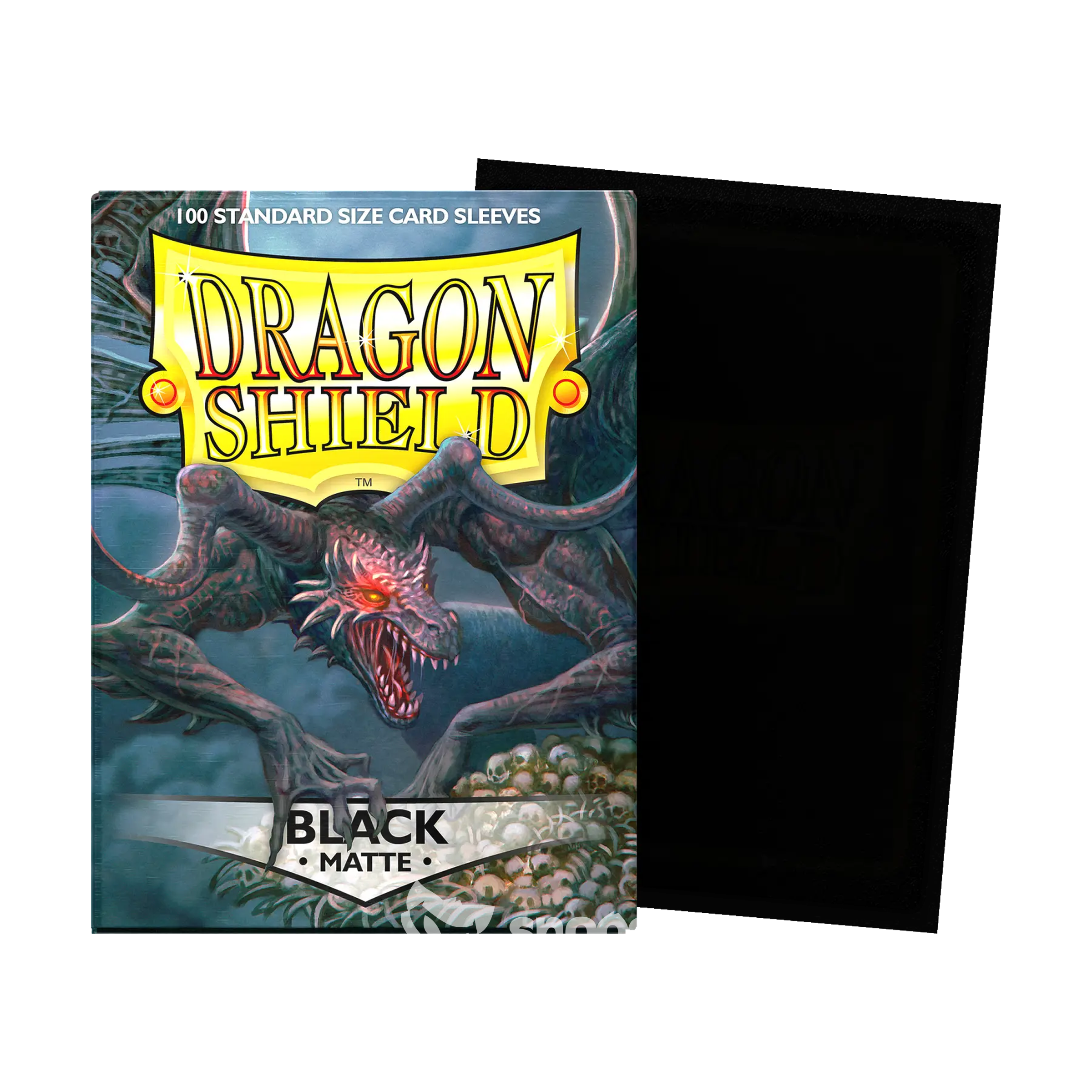 Sleeves | Dragon Shield | Standard Sleeves | Noir Matte | 100 Pièces 🎴