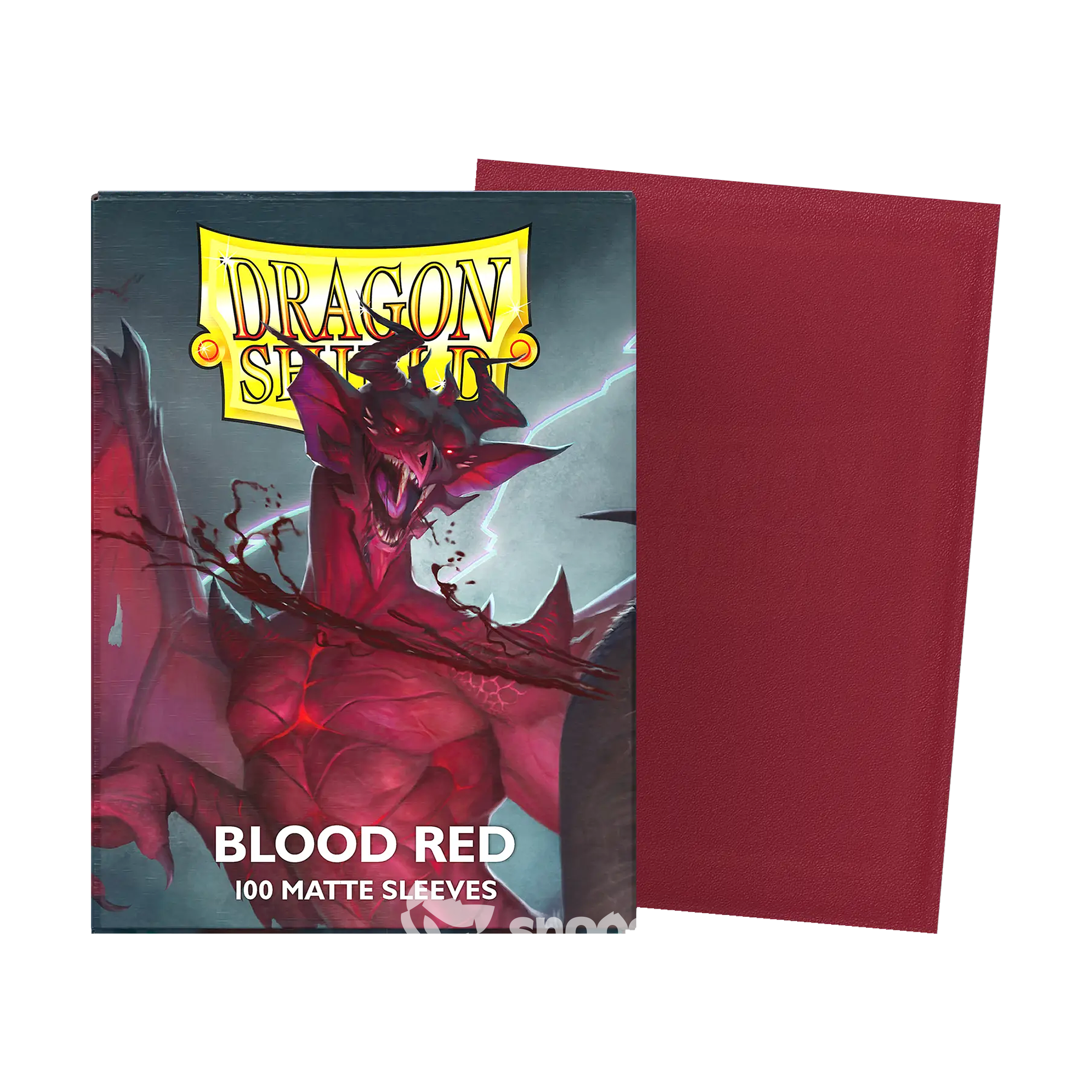Sleeves | Dragon Shield | Standard Sleeves | Blood Red Matte | 100 PiĂšces đŽ