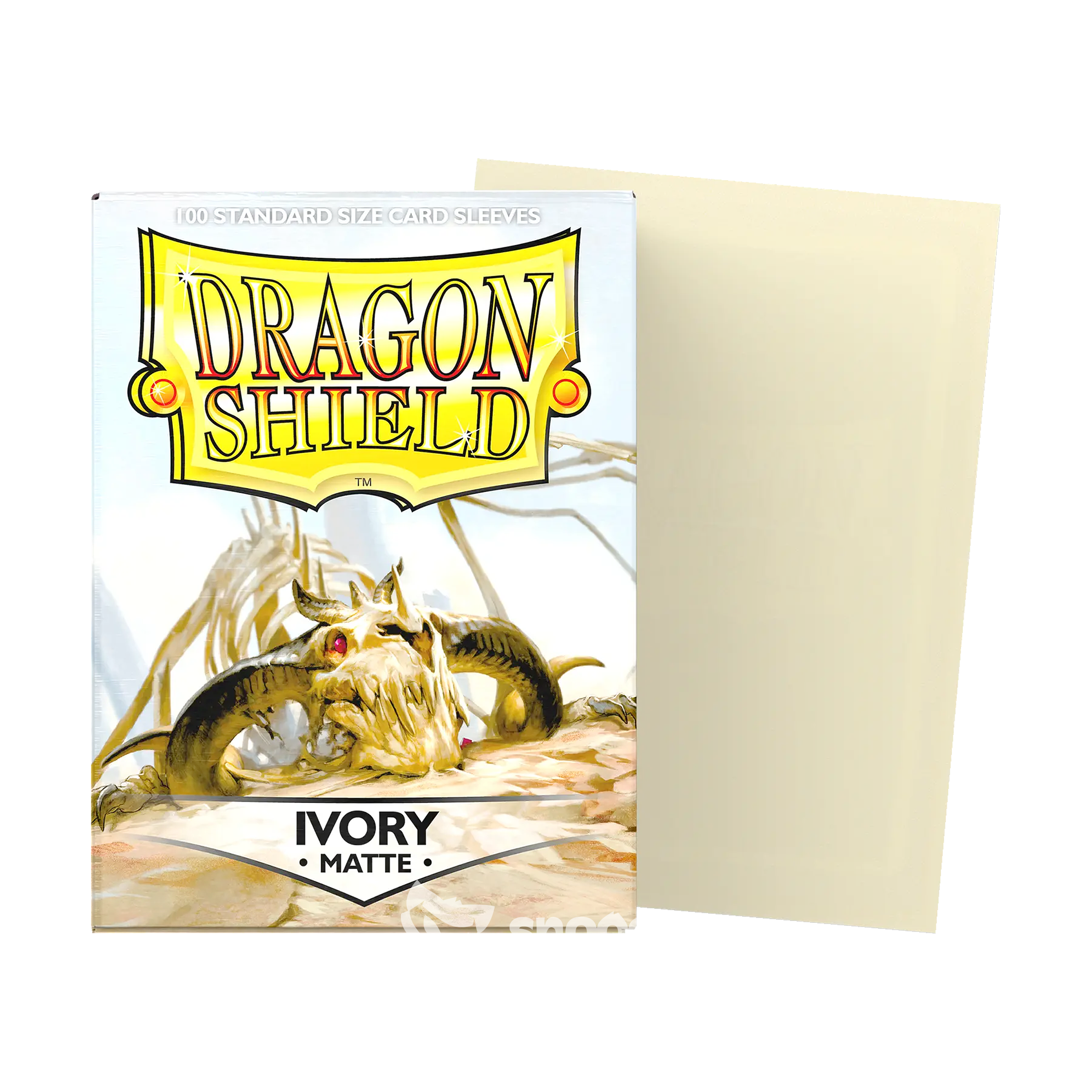 Sleeves | Dragon Shield | Standard Sleeves | Ivory Matte | 100 Pièces 🎴
