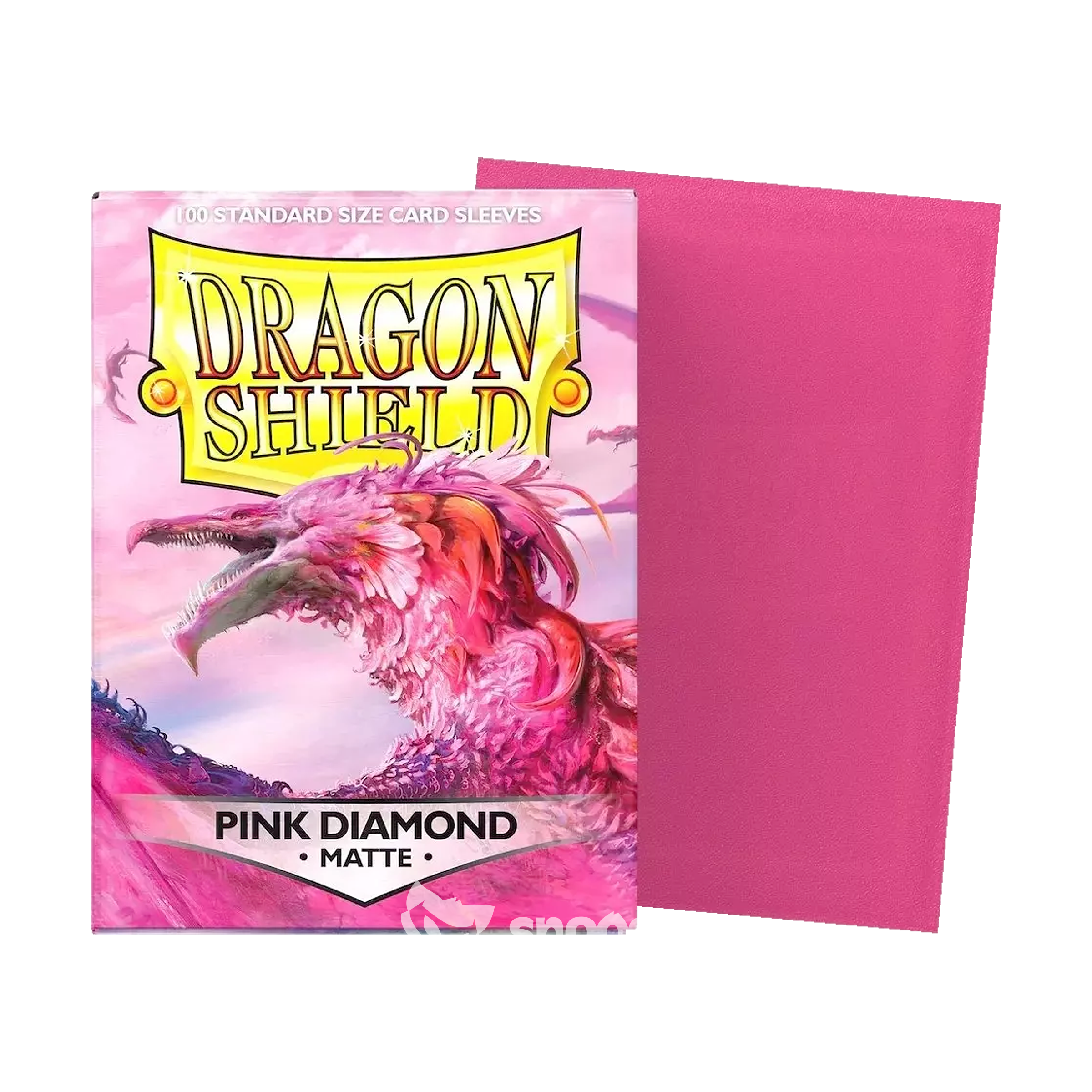 Sleeves | Dragon Shield | Standard Sleeves | Pink Diamond Matte | 100 PiĂšces đŽ