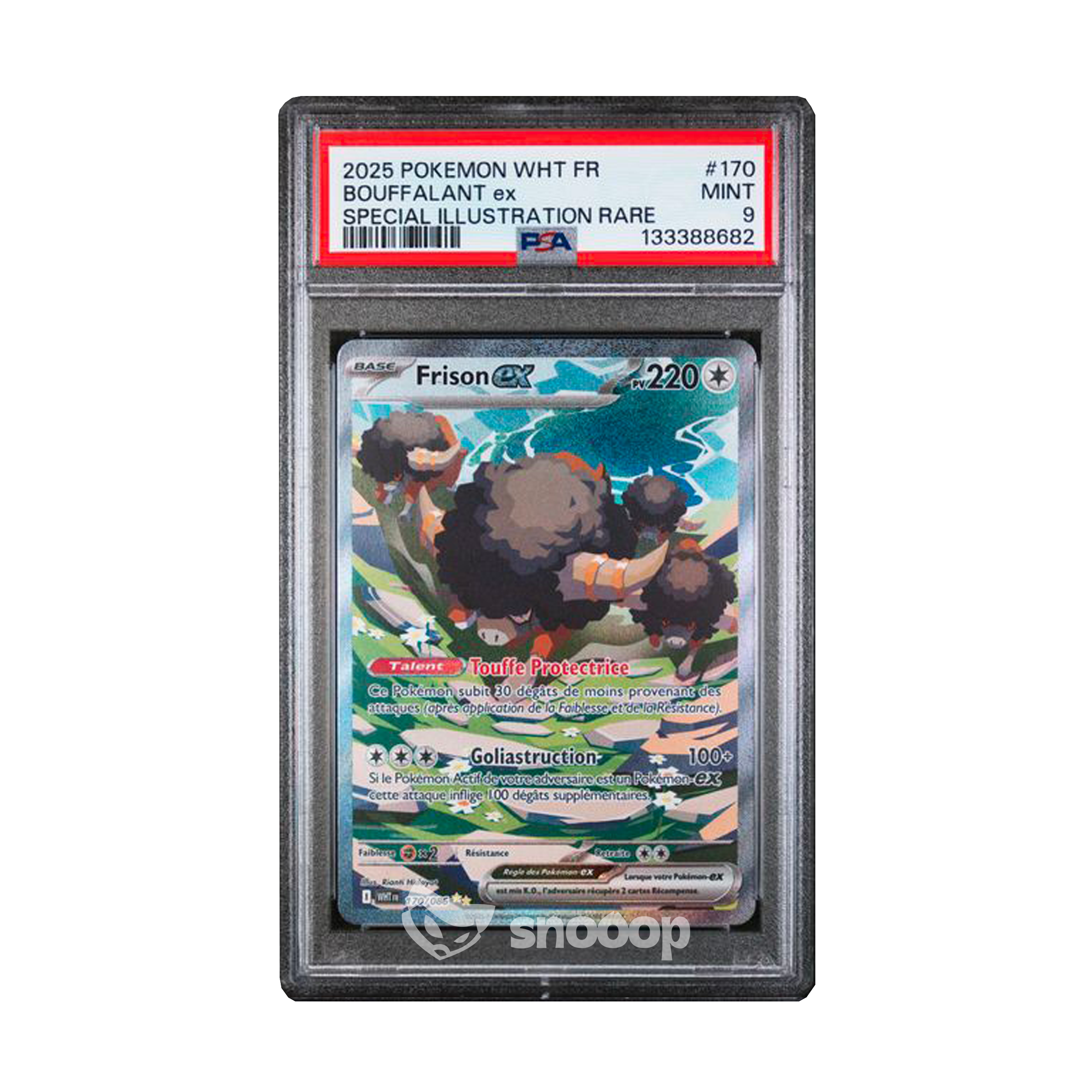 Carte Gradée | Pokémon | PSA | Frison EX Flamme Blanche | PSA 9 | 🇫🇷