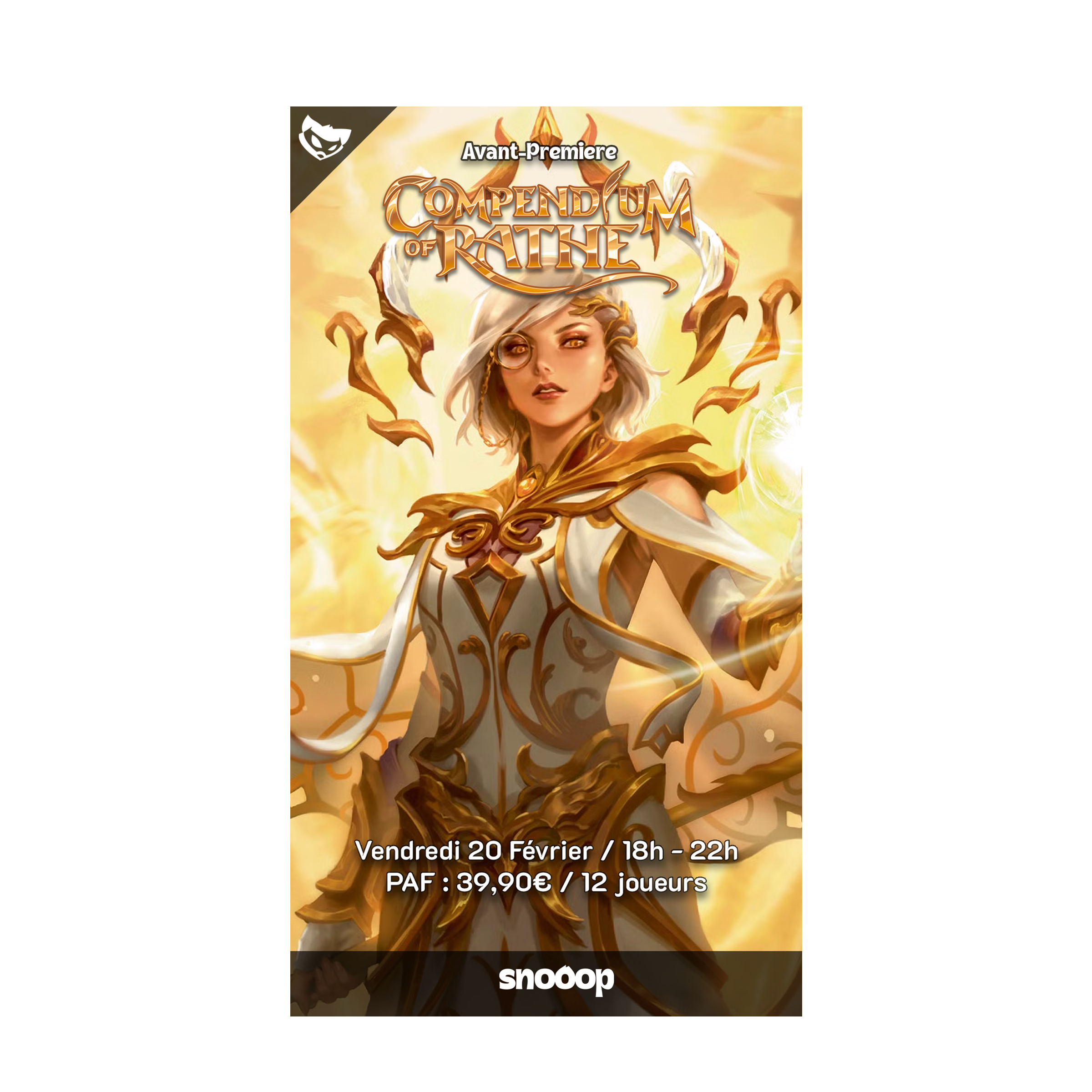 Inscription | Avant-Premiere Flesh and Blood | Compendium of Rathe | Vendredi 20 Février 2026