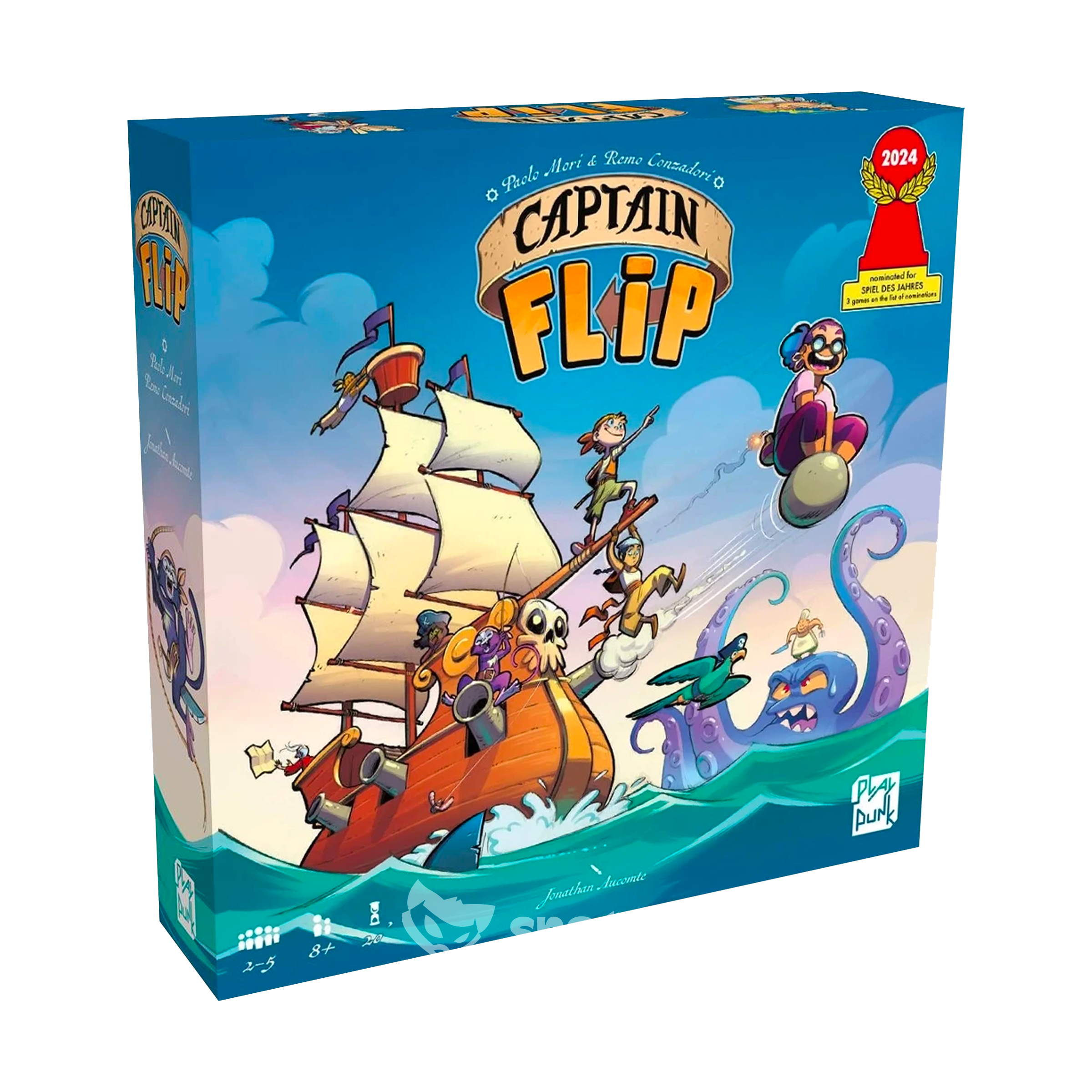 Jeux de Société | Playpunk | 2-5 Joueurs | Captain Flip | 🎲