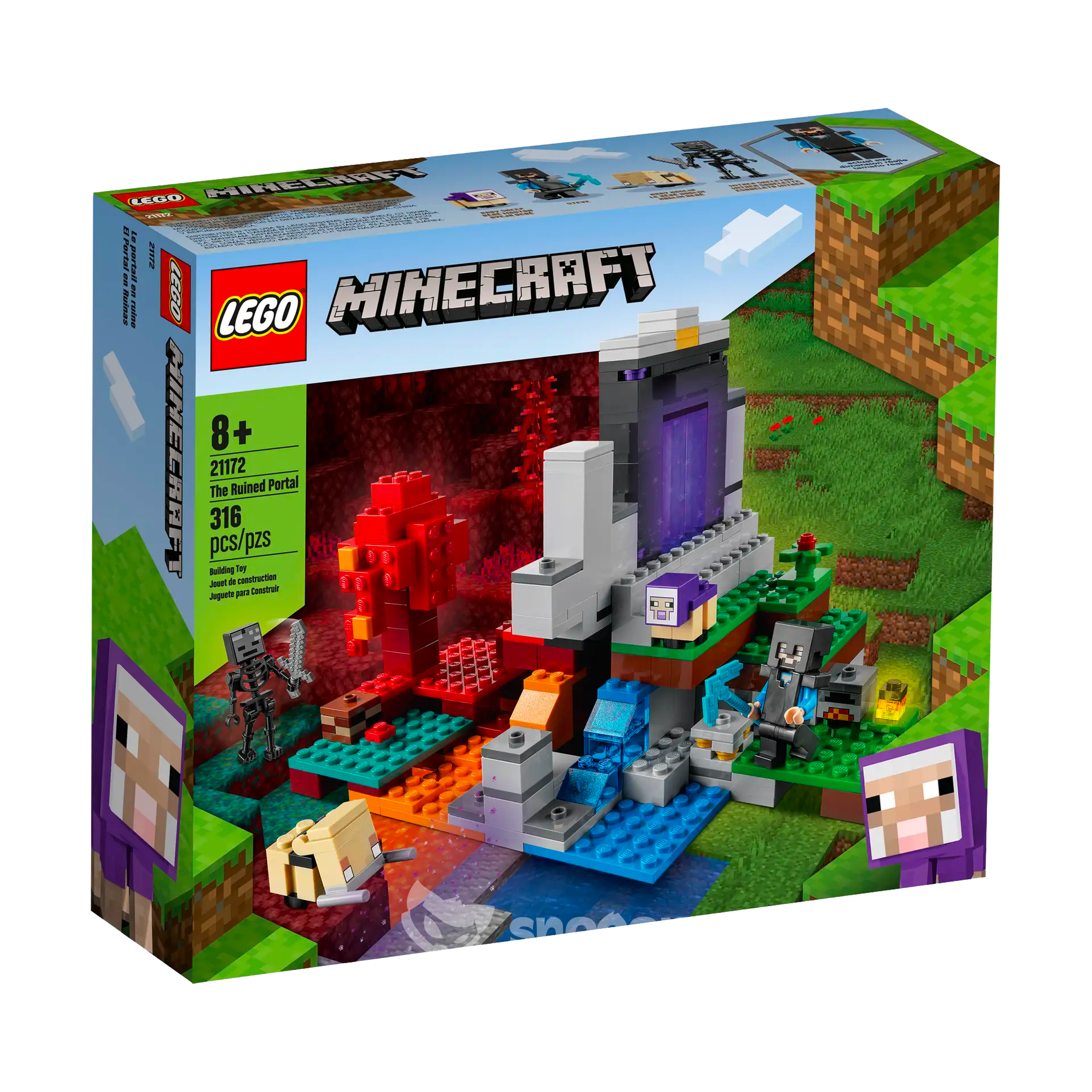 LEGO | 21172 | Minecraft® | Le portail en ruine