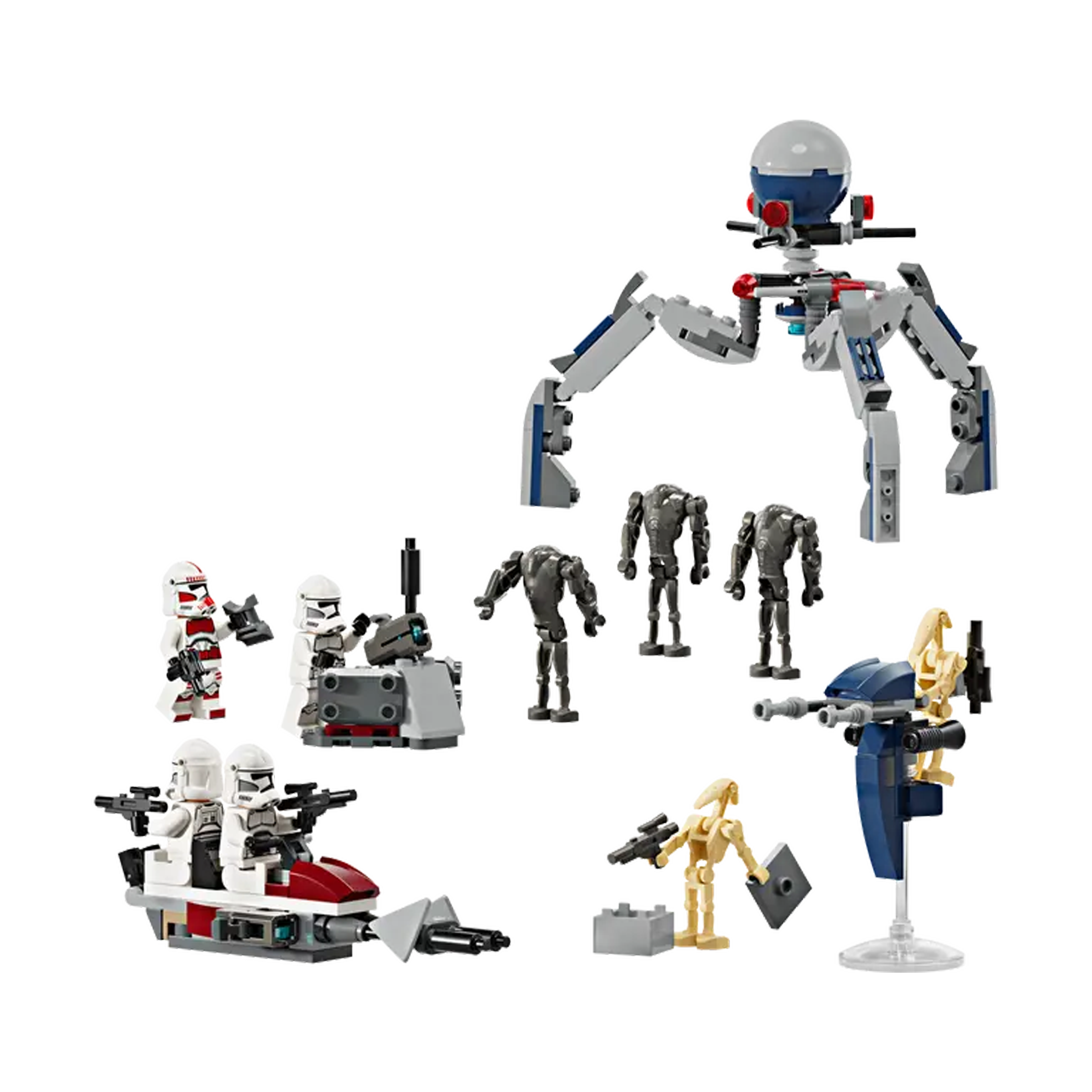 LEGO | 75372 | Star Wars™ |  Pack de combat des Clone Troopers™ et Droïdes de combat