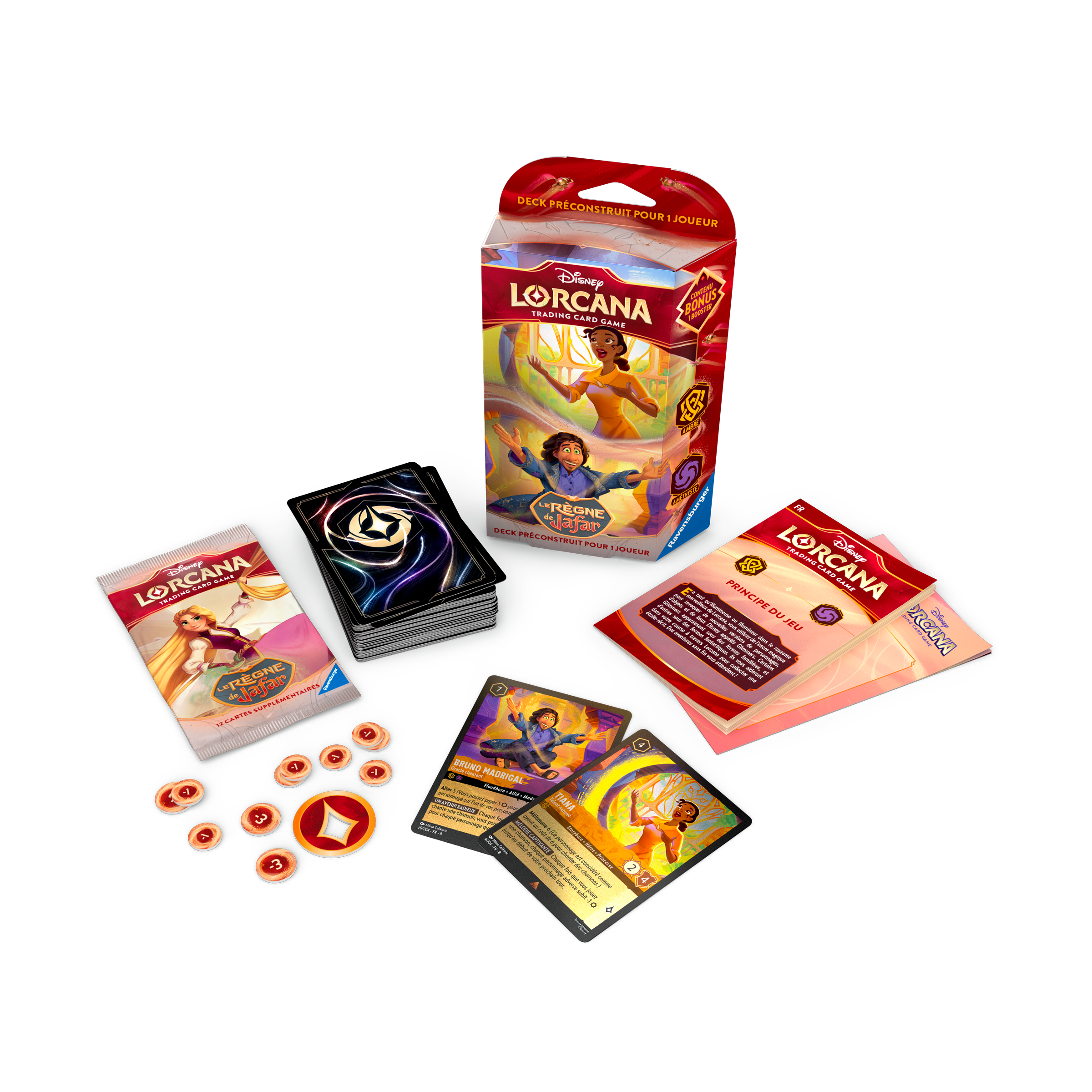 Deck démarrage | Lorcana S8 | Le Règne de Jafar | Tiana & Bruno | 🇫🇷