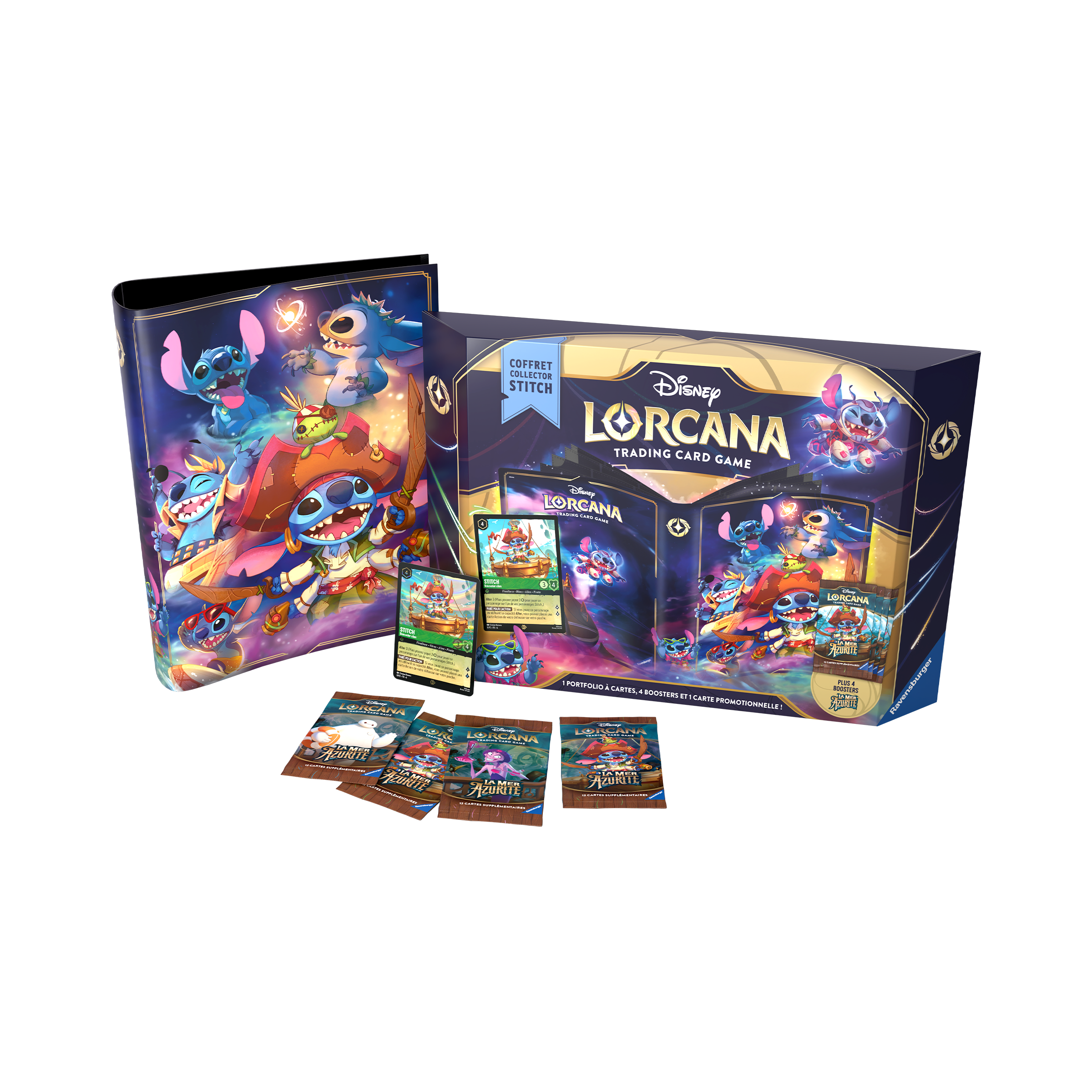 Coffret Collector | Lorcana | Chapitre S6 | La Mer Azurite | Stitch | 🇫🇷