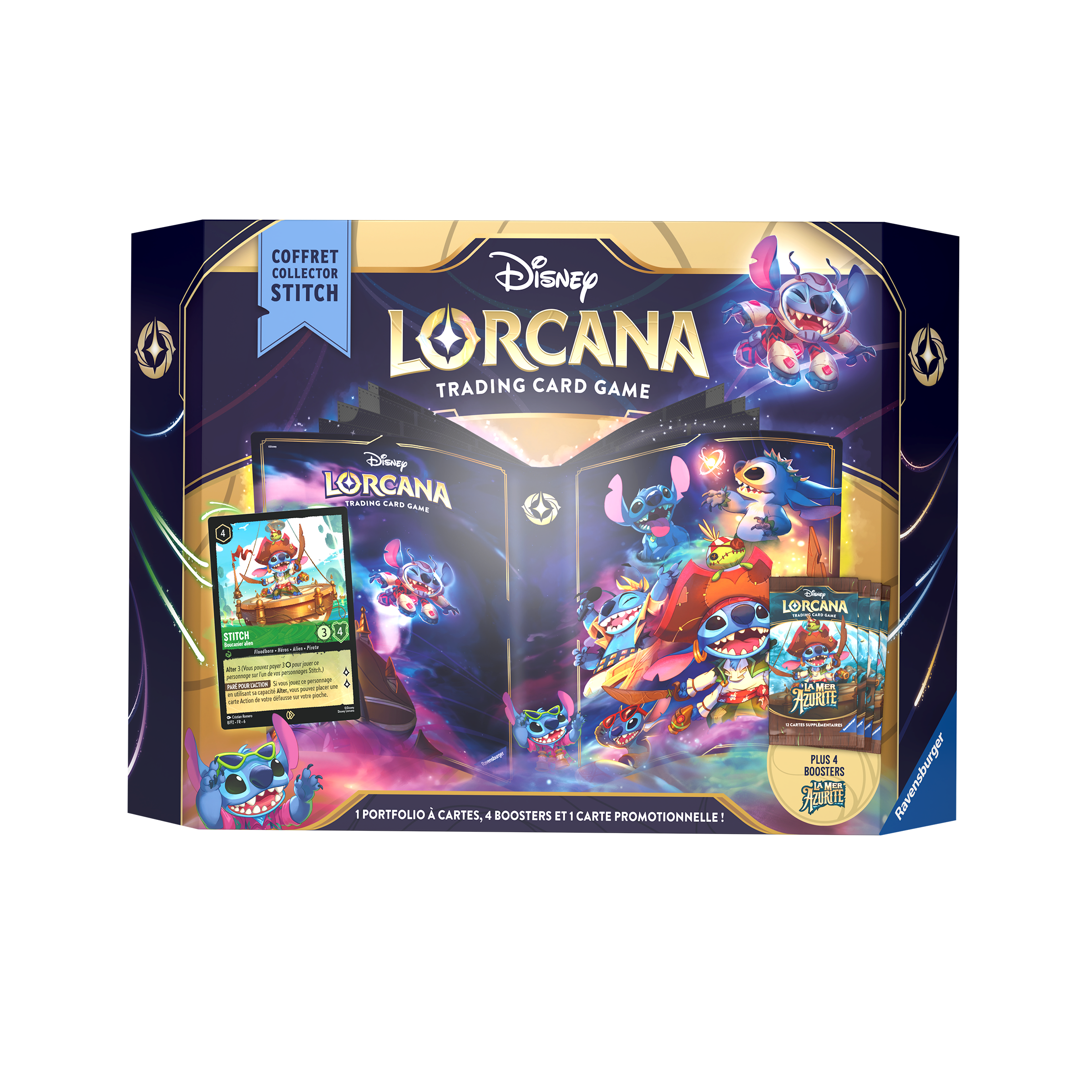 Coffret Collector | Lorcana | Chapitre S6 | La Mer Azurite | Stitch | 🇫🇷