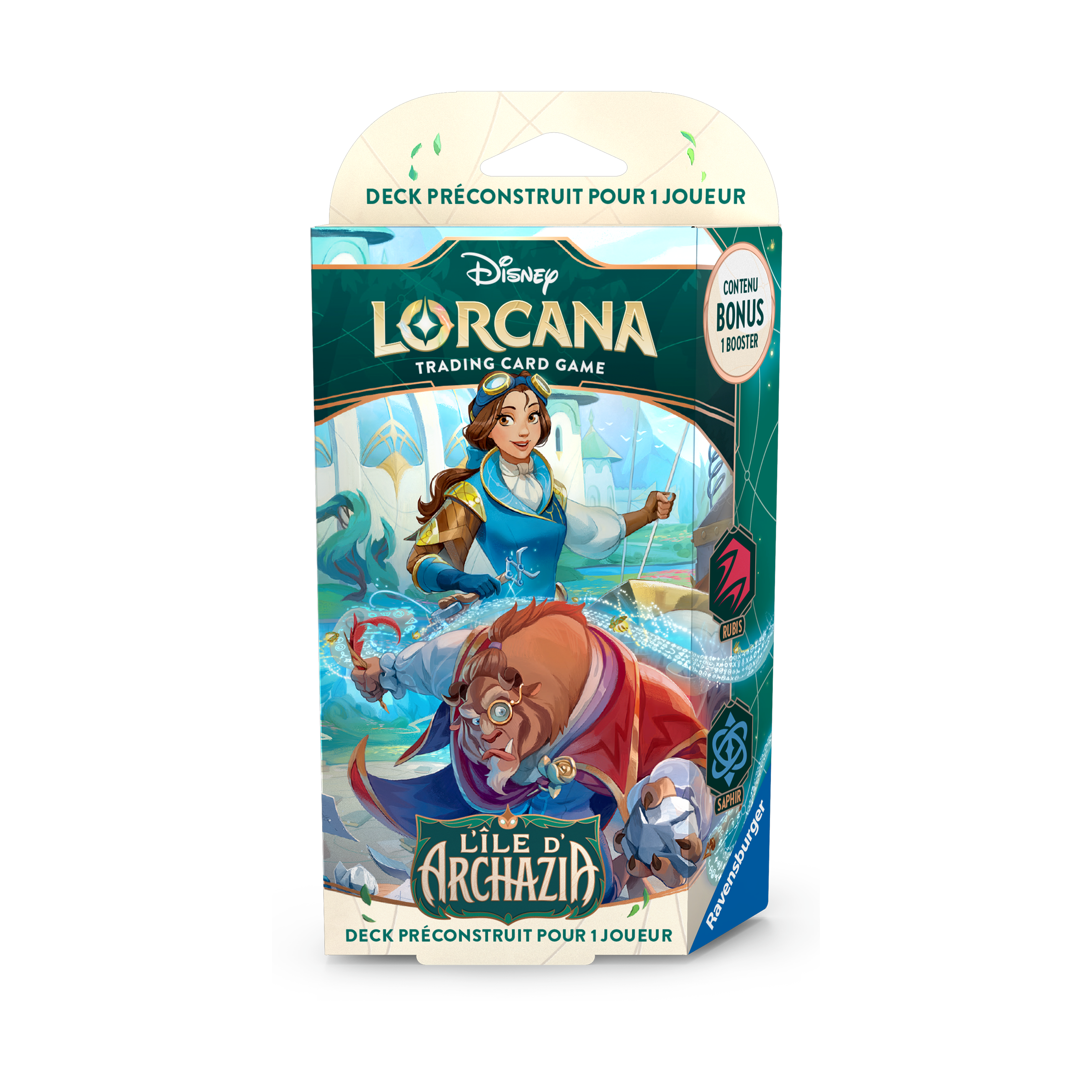 Deck démarrage | Lorcana S7 | L'île d'Archazia | La Belle & La Bête | 🇫🇷