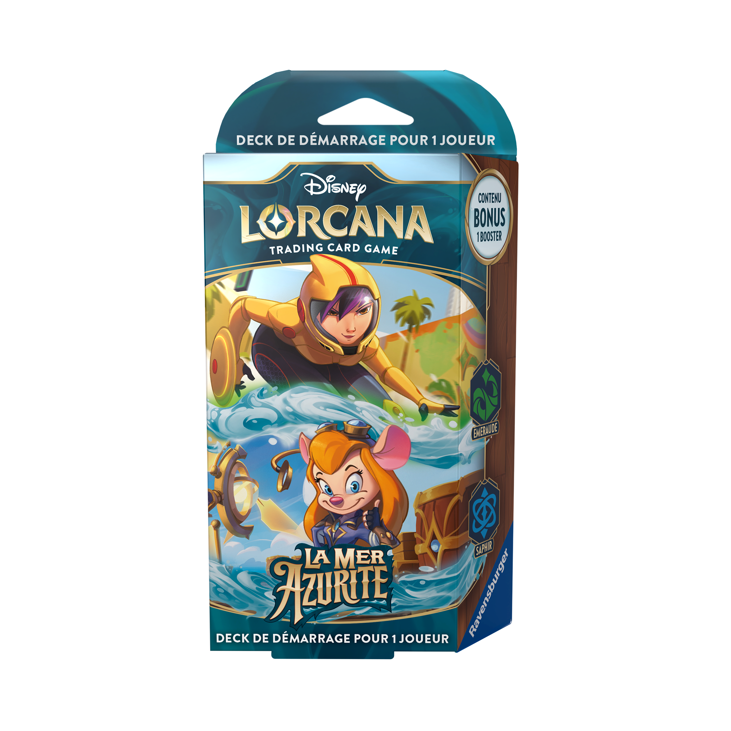 Deck démarrage | Lorcana S6 | La Mer Azurite | Go Go Tomago / Gadget Hackwrench | 🇫🇷