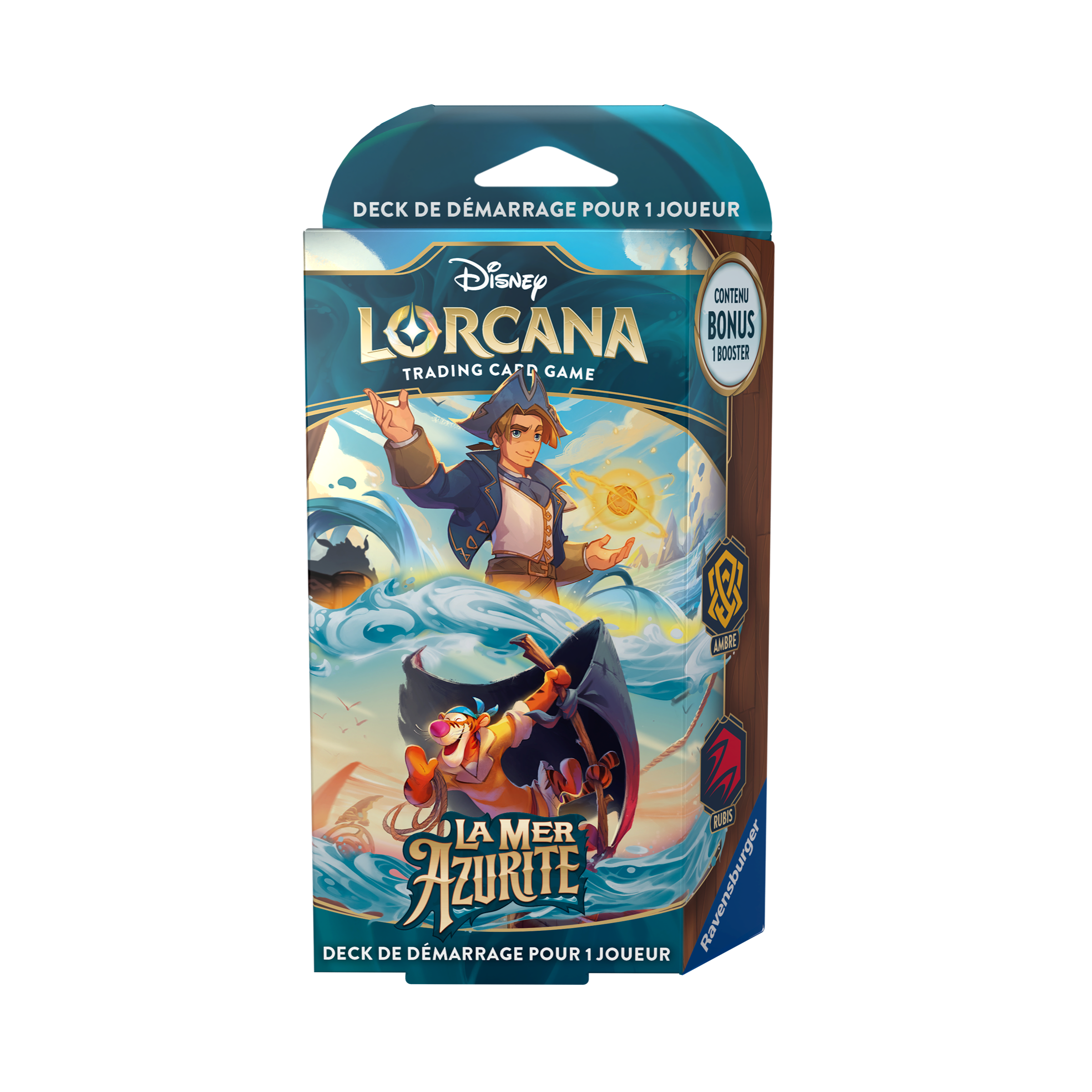 Deck démarrage | Lorcana S6 | La Mer Azurite | Tigrou / Hawkins | 🇫🇷