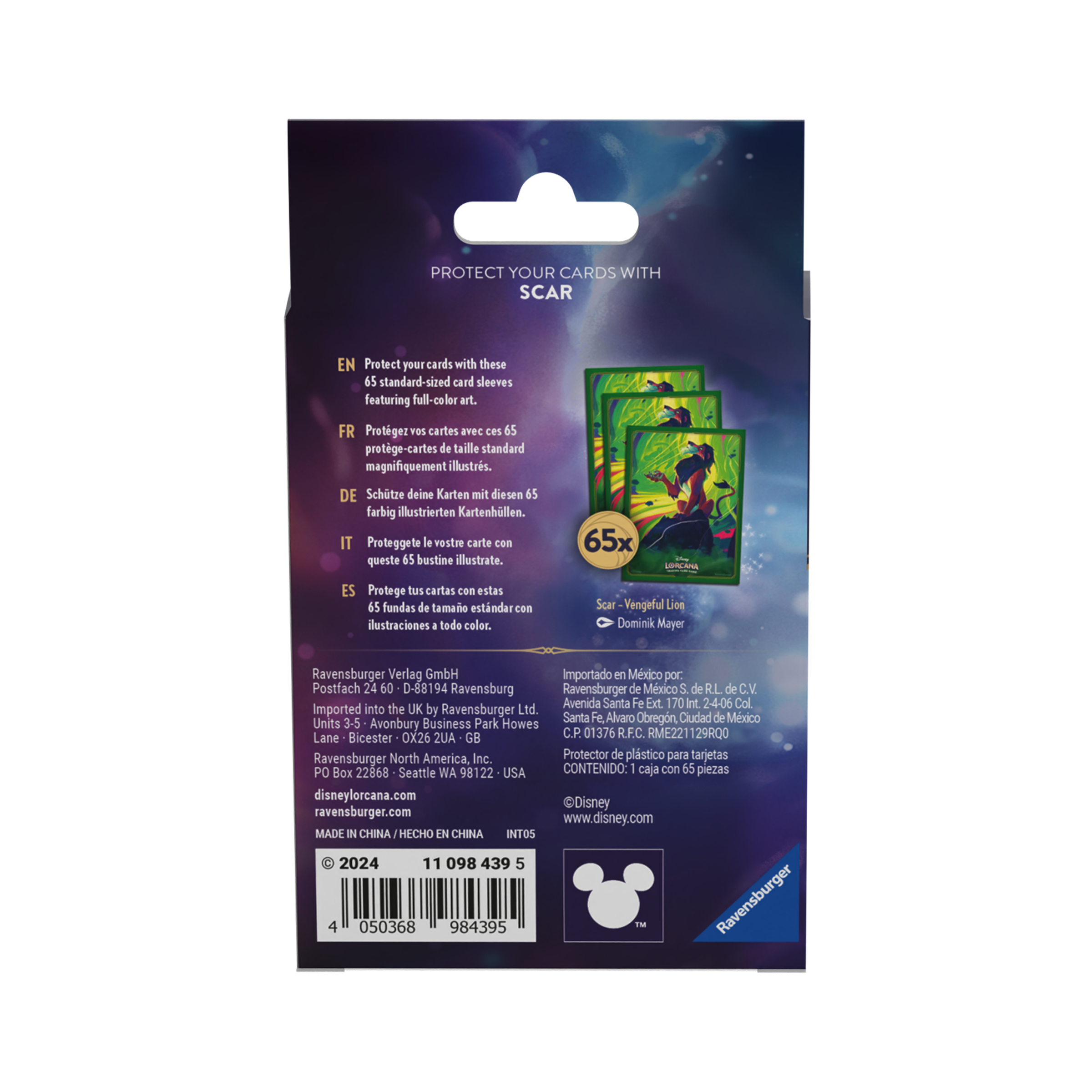 ProtĂšge-cartes | Lorcana | Chapitre S6 | La Mer Azurite | Scar đŠ