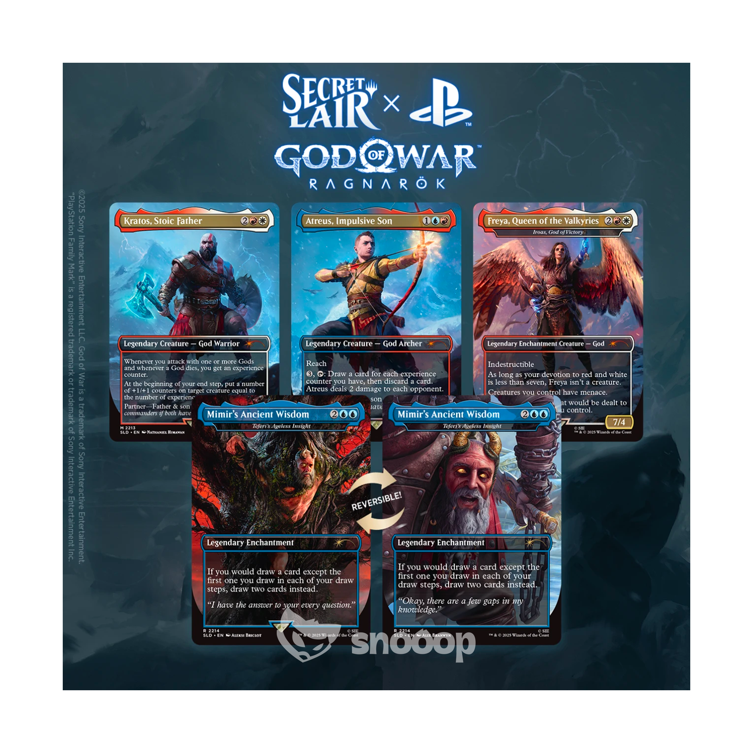 A Paraitre | Secret Lair | Magic The Gathering | Playstation : God of War - Norse | đŹđ§