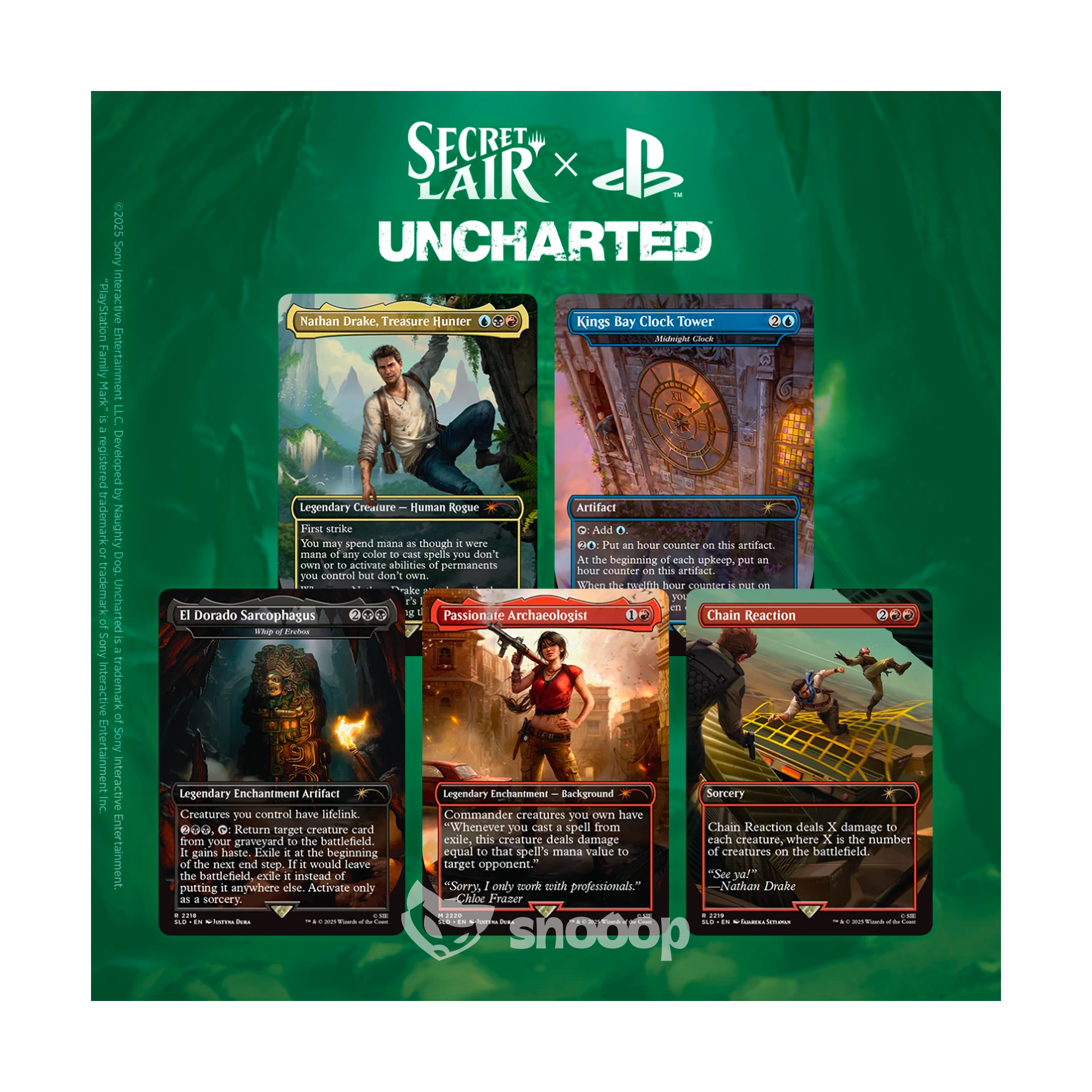 A Paraitre | Secret Lair | Magic The Gathering | Playstation : Uncharted | đŹđ§