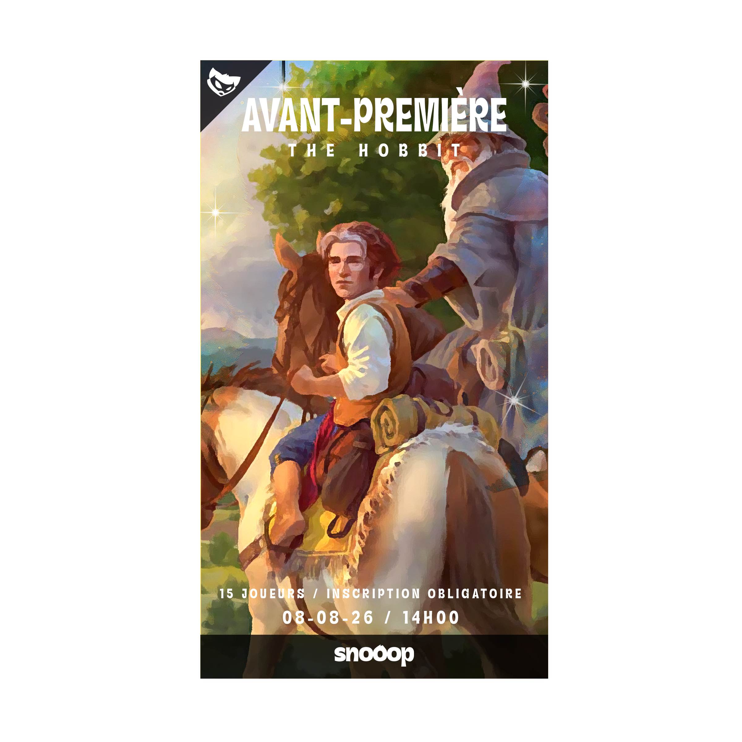 Inscription | Avant-première Le Hobbit | Samedi 08 Août 2026