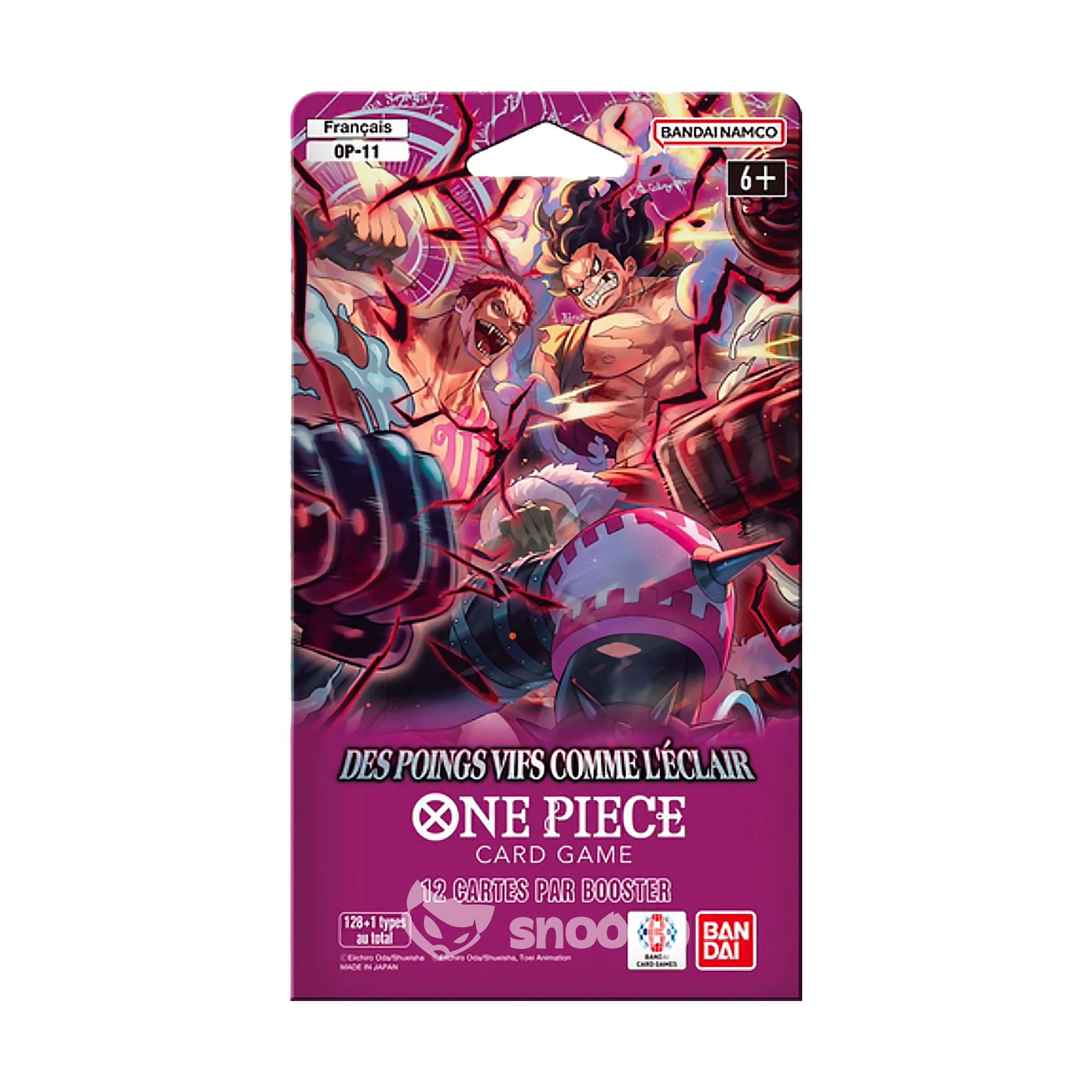 Booster sous Blister | One Piece | OP-11 | Des Poings Vifs comme l'Éclair | 🇫🇷