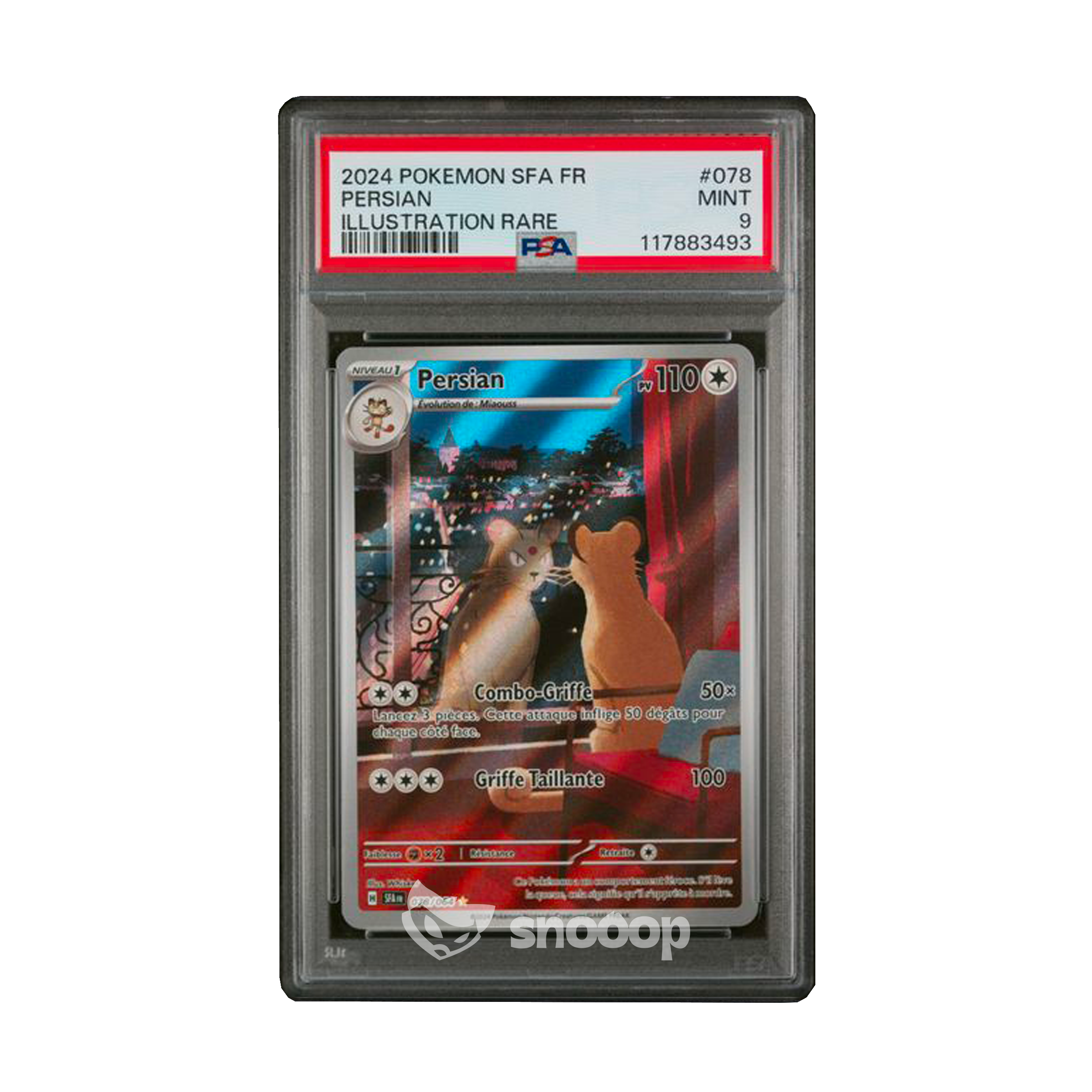 Carte Gradée | Pokémon | PSA | Persian AR SFA | PSA 9 | 🇫🇷