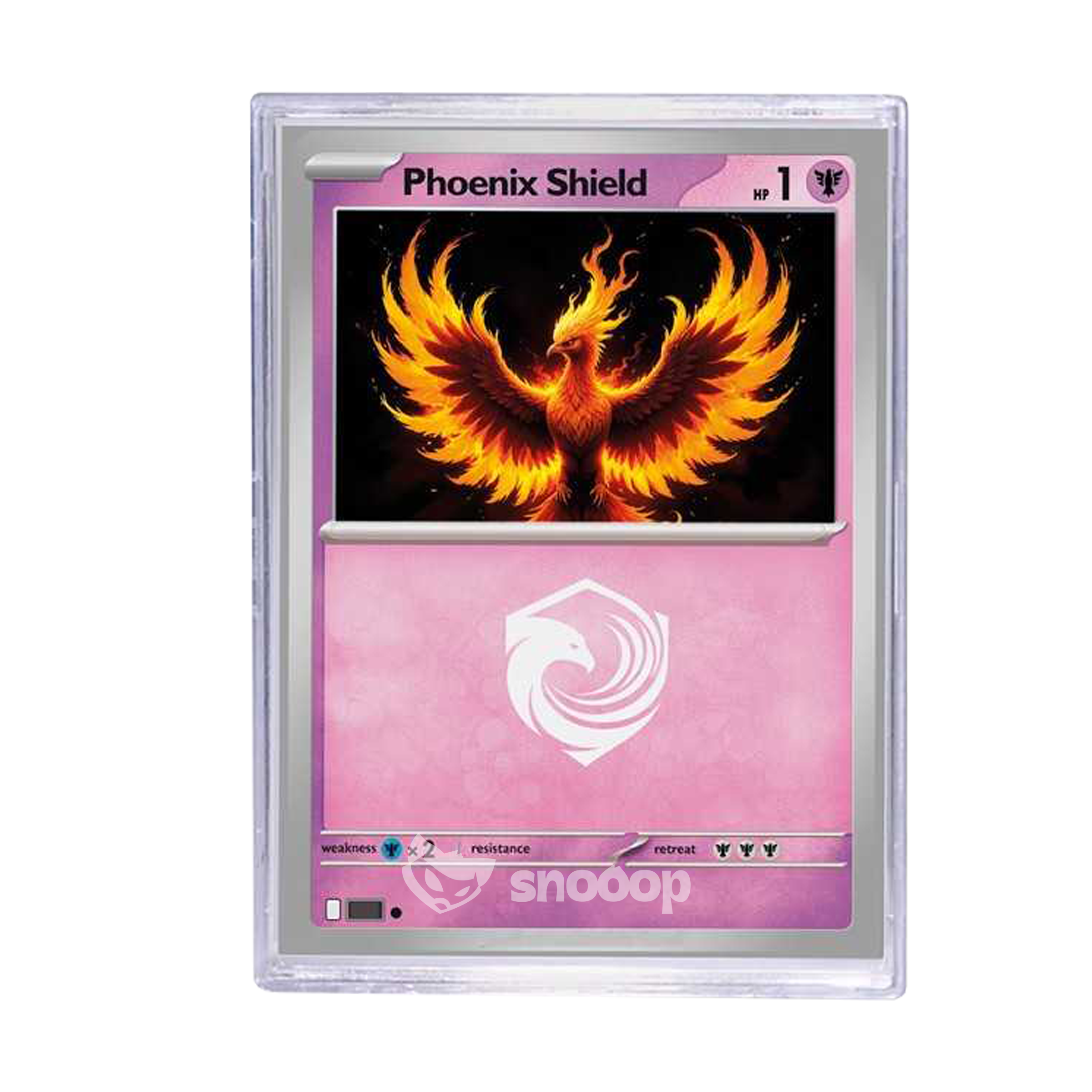 Sleeves | Phoenix Shield | Sleeves Rigides Mini Snap | 12 PiĂšces đŽ