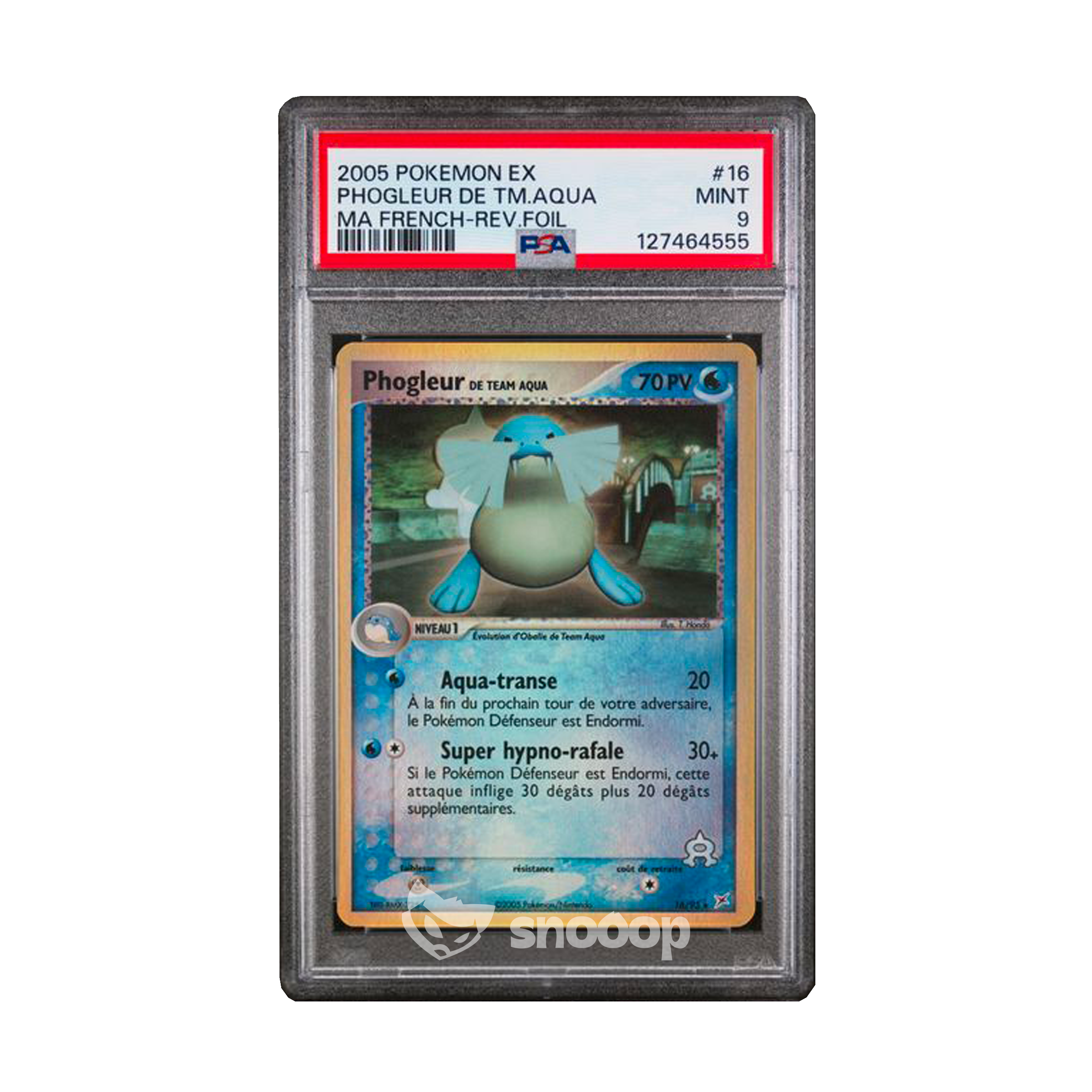 Carte Gradée | Pokémon | PSA | Phogleur Team Aqua Magma | PSA 9 | 🇫🇷