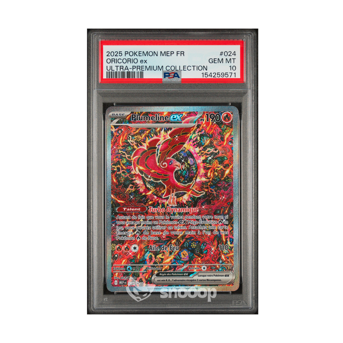 Carte Gradée | Pokémon | PSA | Plumeline MEP 024 | PSA 10 | 🇫🇷