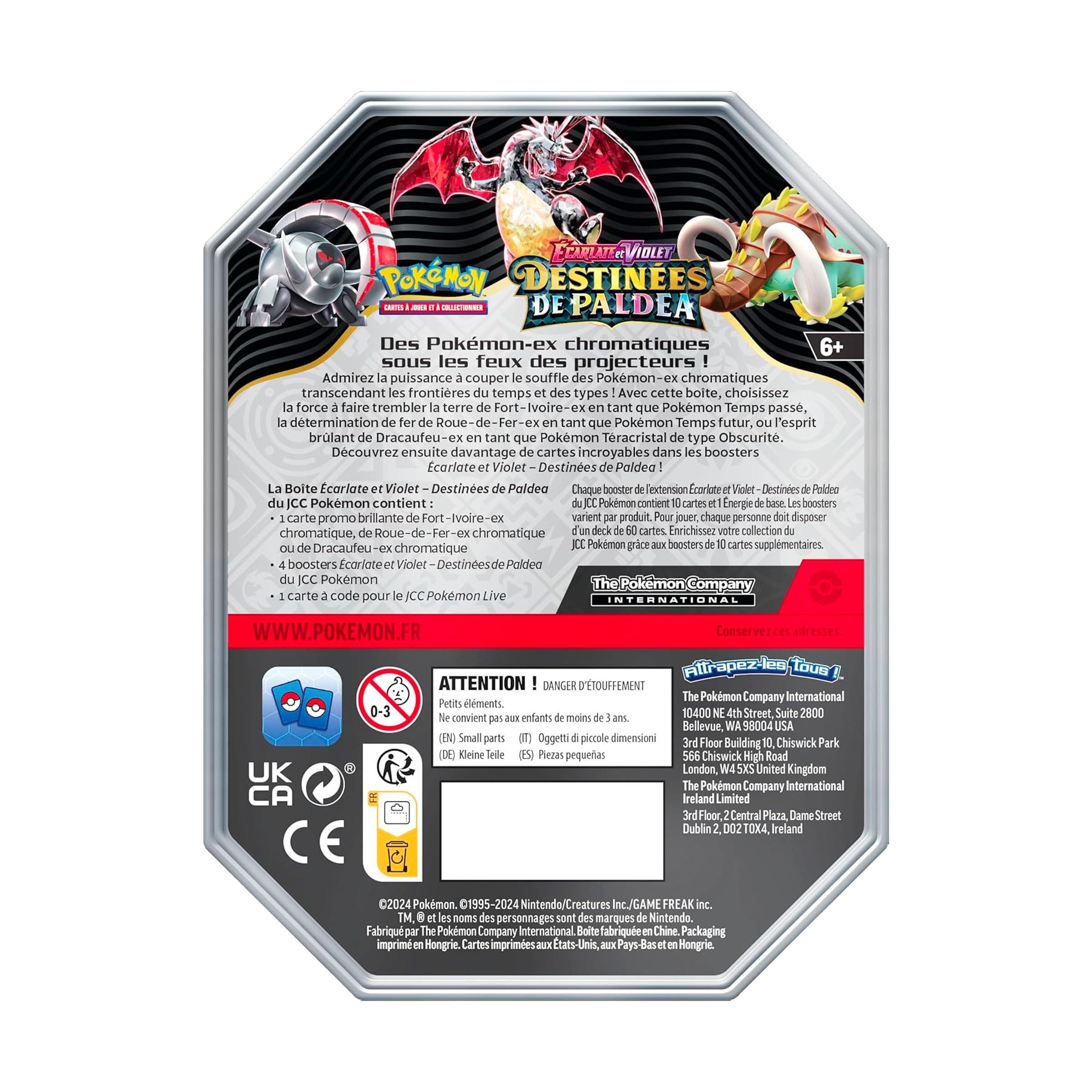 Pokébox | Pokémon | Destinées de Paldea | Dracaufeu EX | 🇫🇷