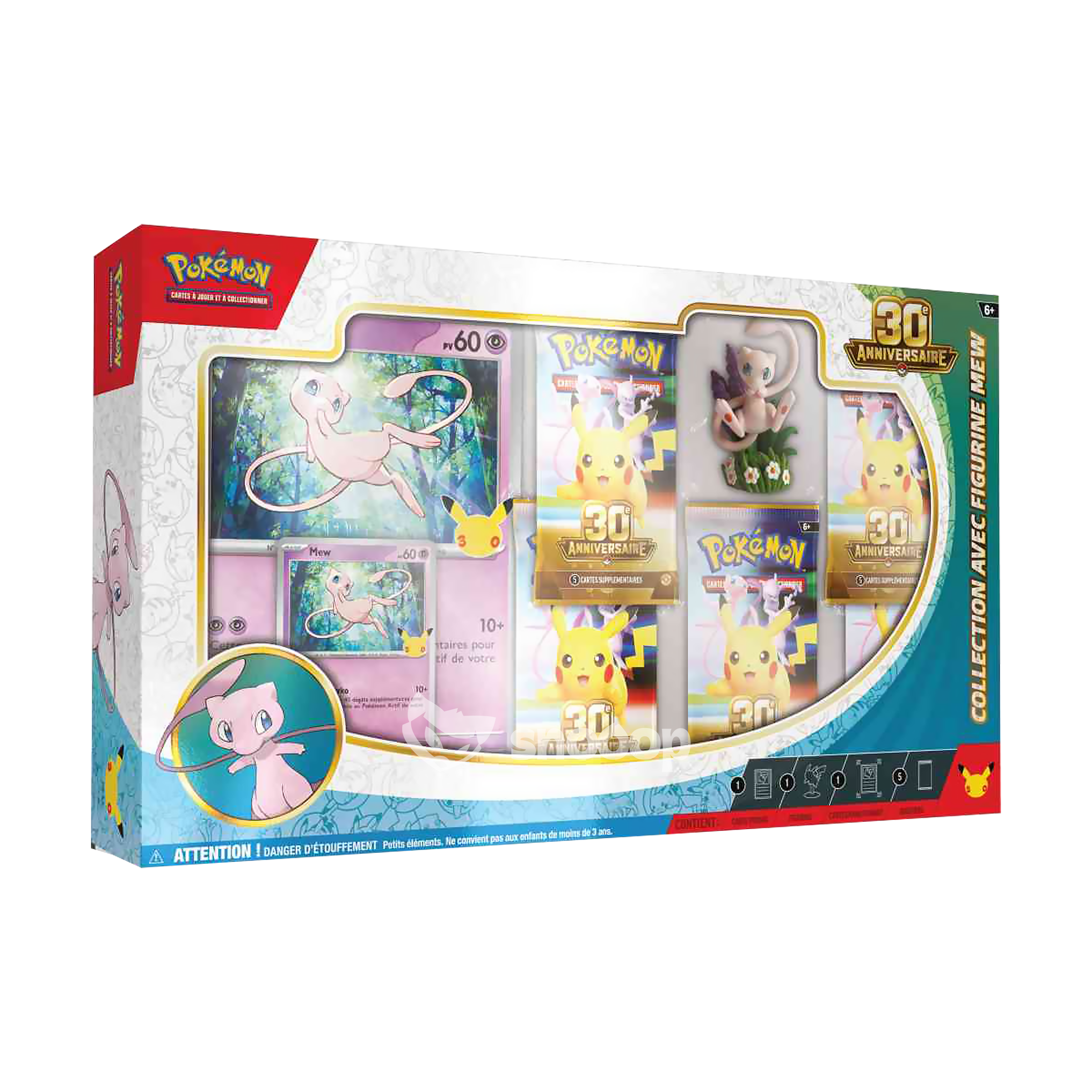 A Paraitre Coffret | Pokémon | 30e Anniversaire | Collection Figurine | Mew | 🇫🇷