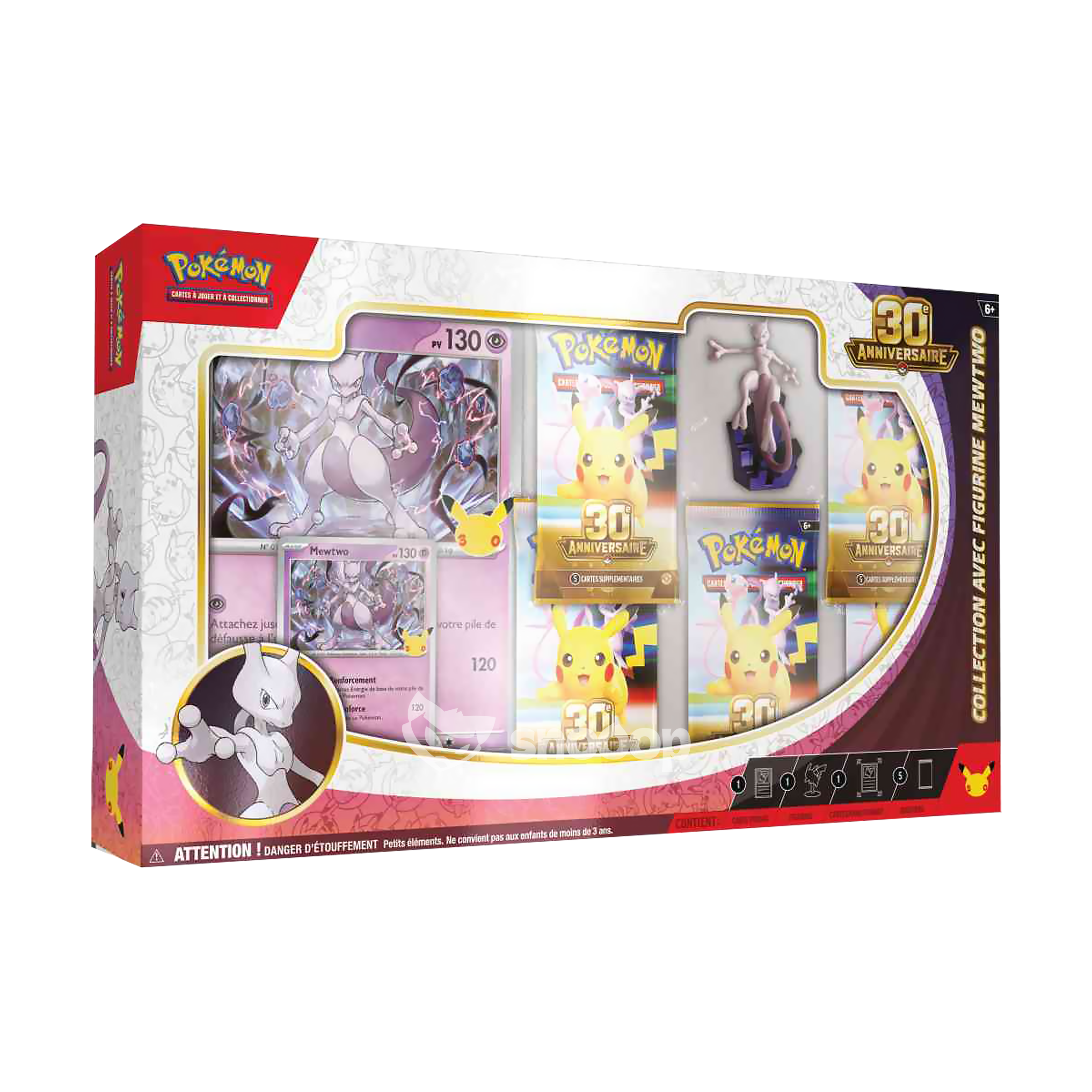 A Paraitre Coffret | Pokémon | 30e Anniversaire | Collection Figurine | Mewtwo | 🇫🇷
