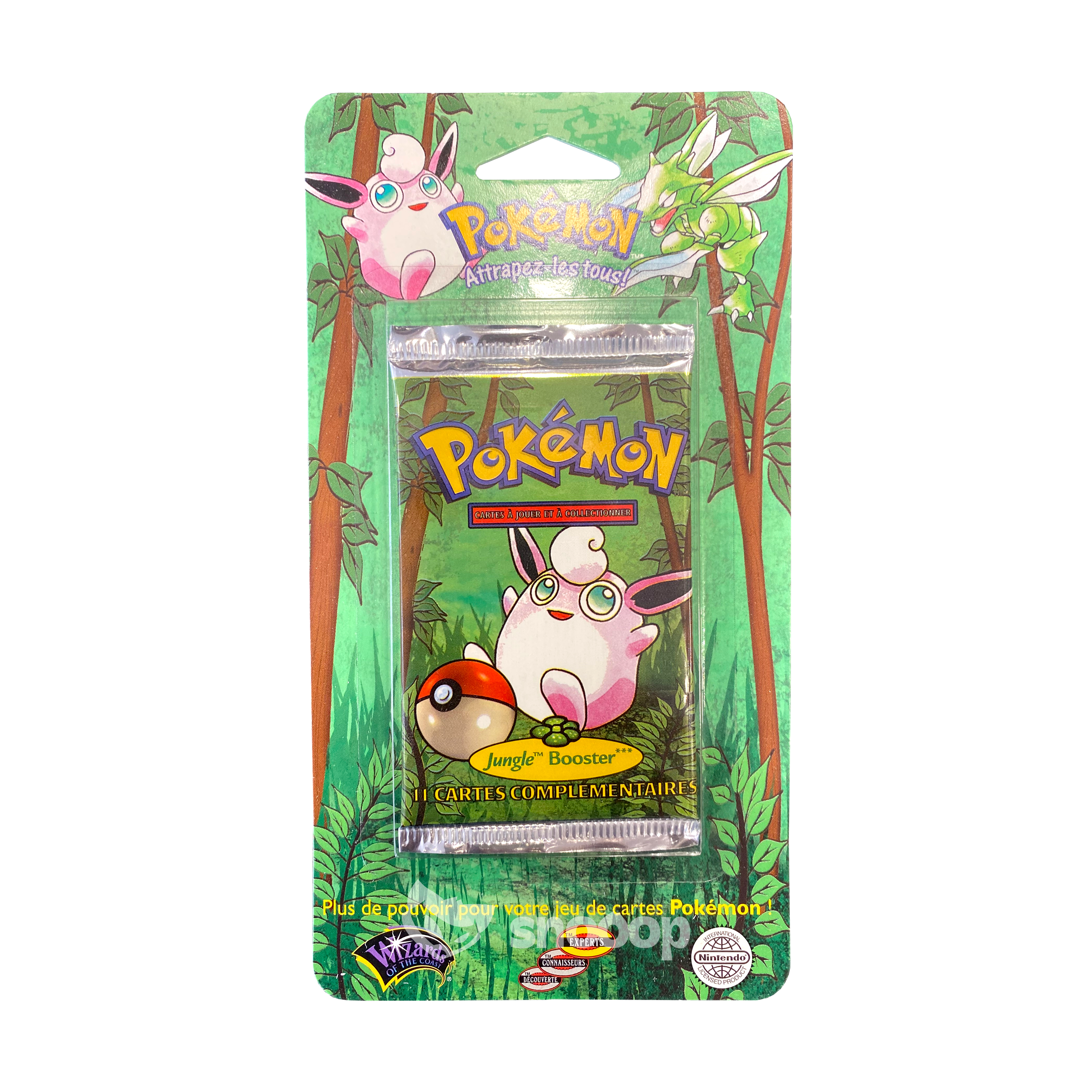 Booster sous Blister | Pokémon | 2ème Édition | Jungle | Grodoudou | 🇫🇷