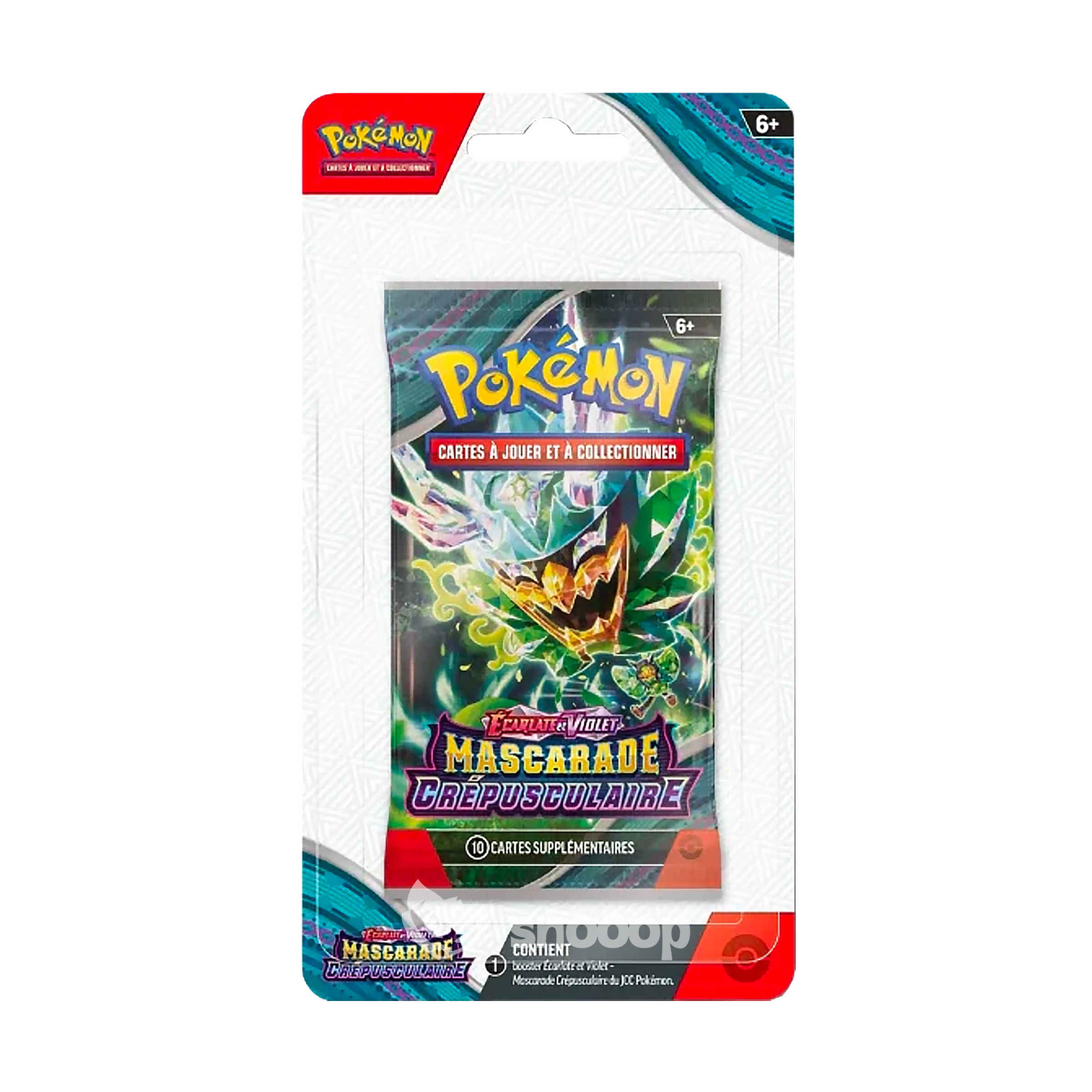 Booster sous Blister | Pokémon | Écarlate et Violet | Mascarade Crépusculaire (EV06) | 🇫🇷