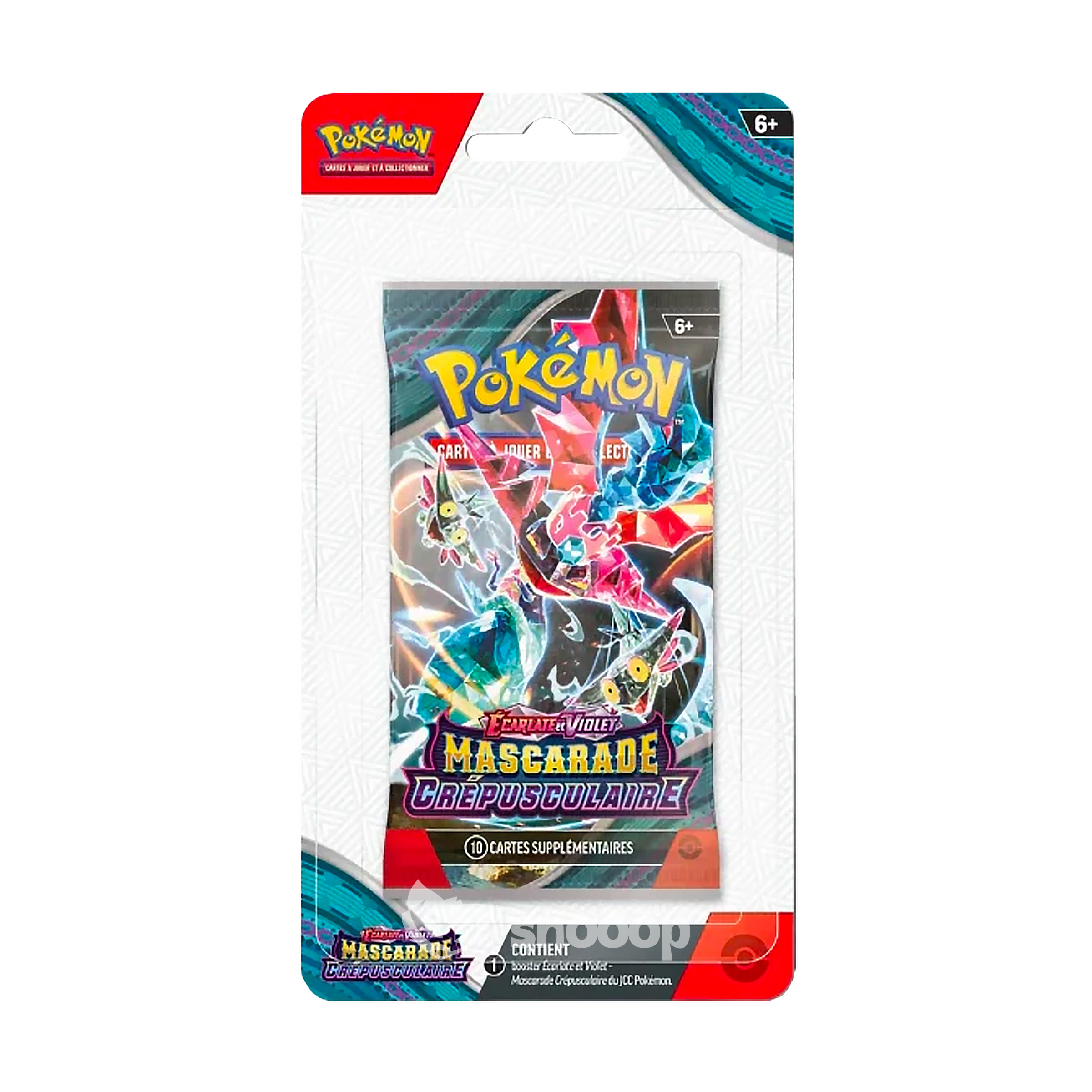 Booster sous Blister | Pokémon | Écarlate et Violet | Mascarade Crépusculaire (EV06) | 🇫🇷