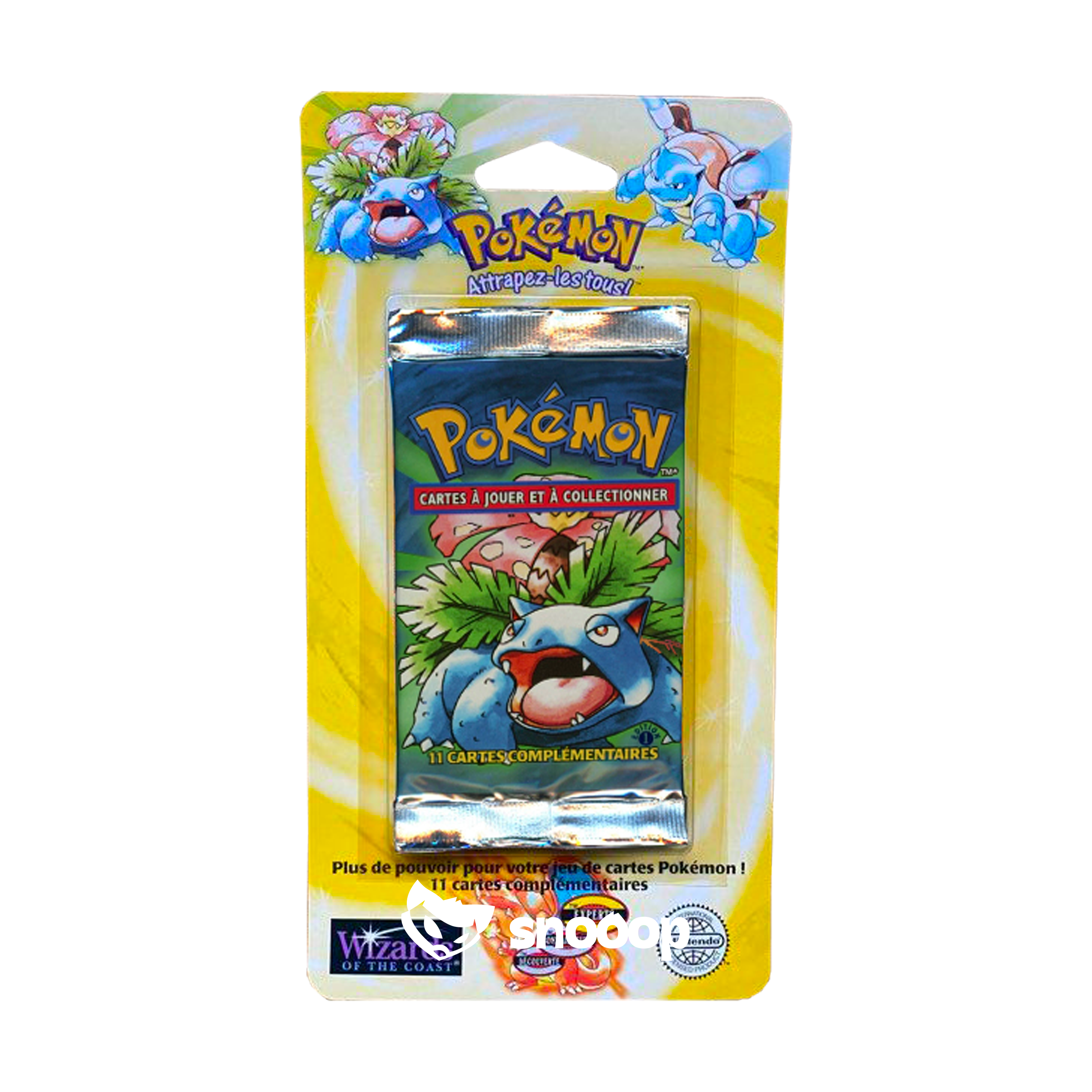 Booster sous Blister | Pokémon | 2ème Édition | Set de Base | Florizarre | 🇫🇷