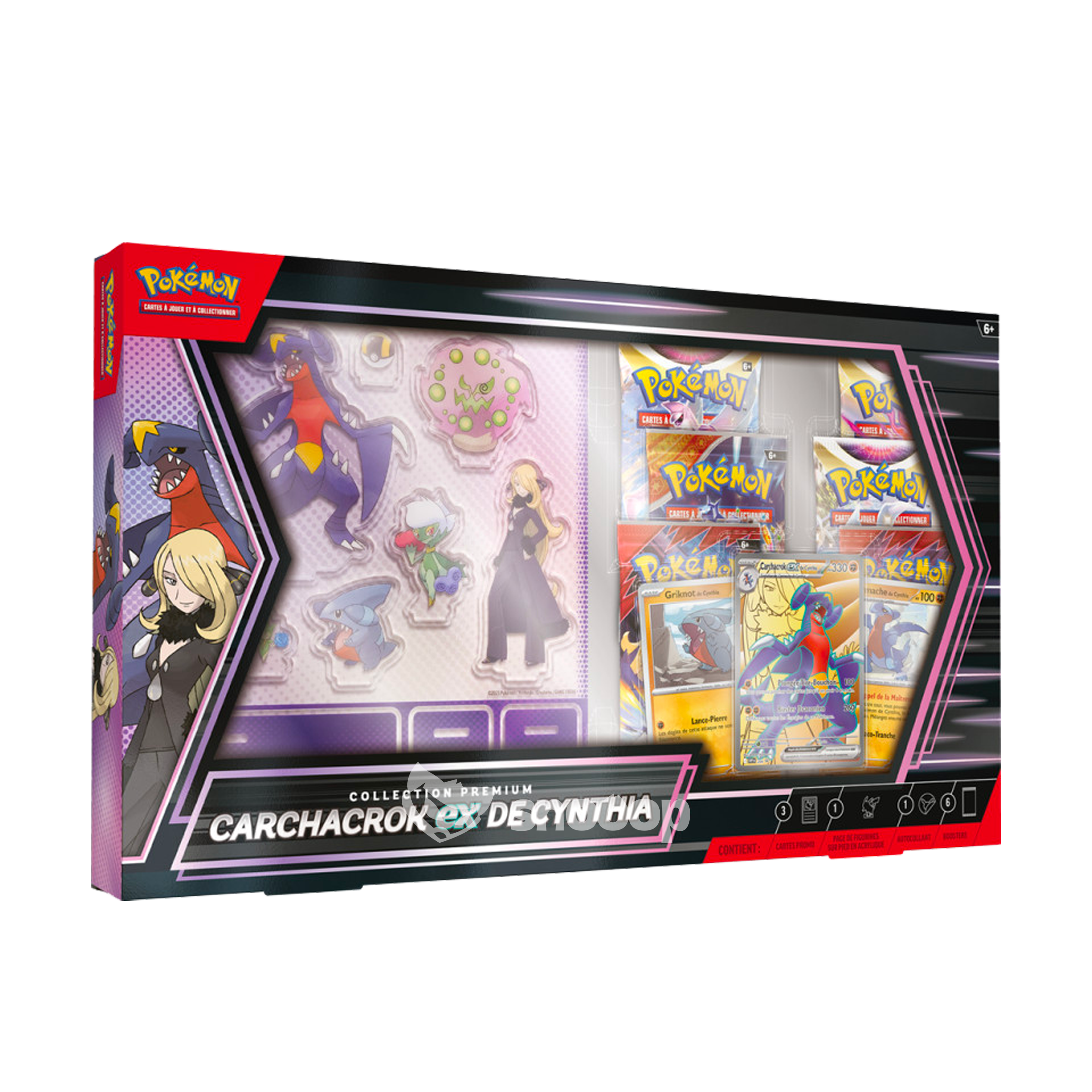 Coffret | PokĂ©mon | Carchacrock de Cynthia Ex | đ«đ·