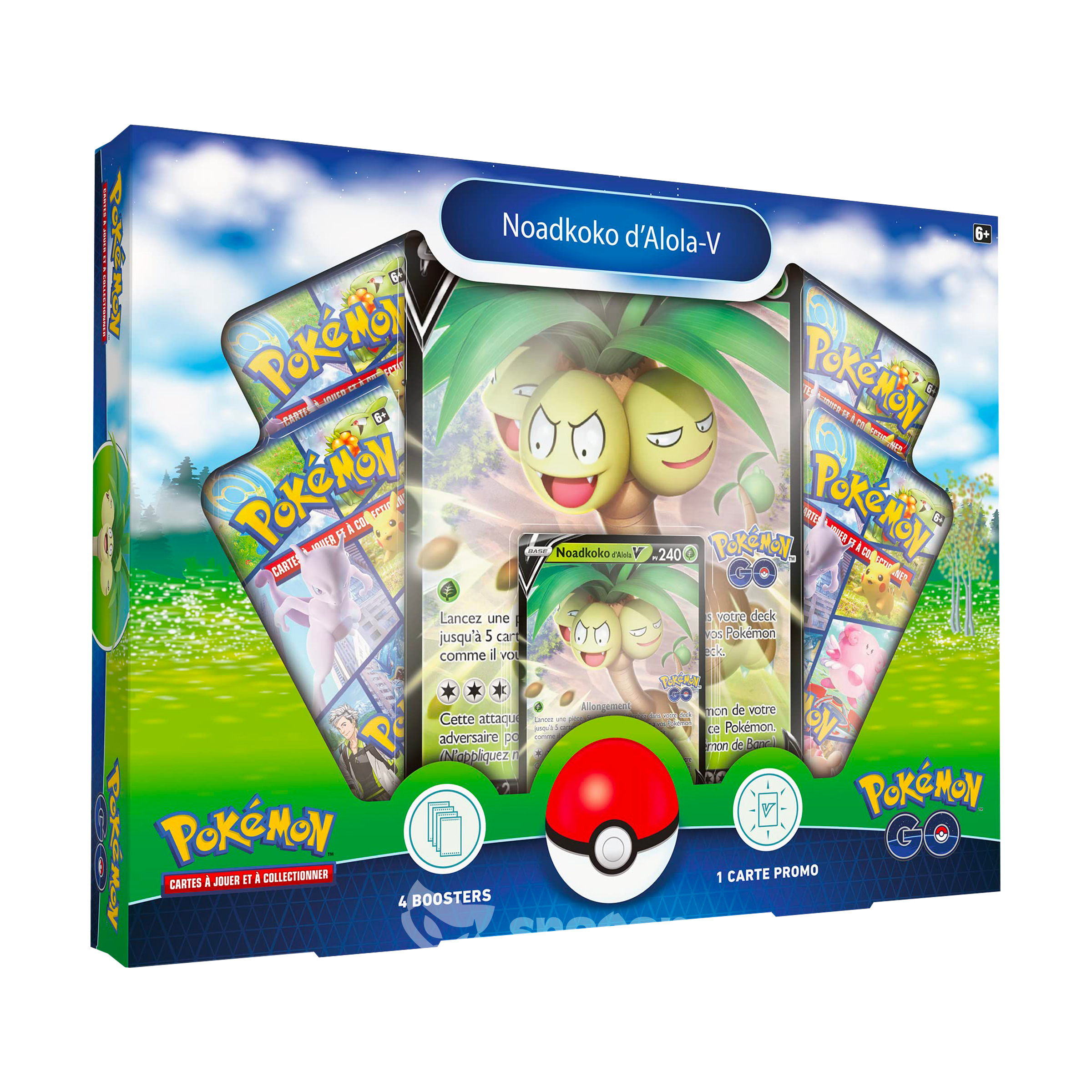 Coffret | PokĂ©mon | ĂpĂ©e et Bouclier | PokĂ©mon GO (EB10.5) | Noadkoko d'Alola | đ«đ·
