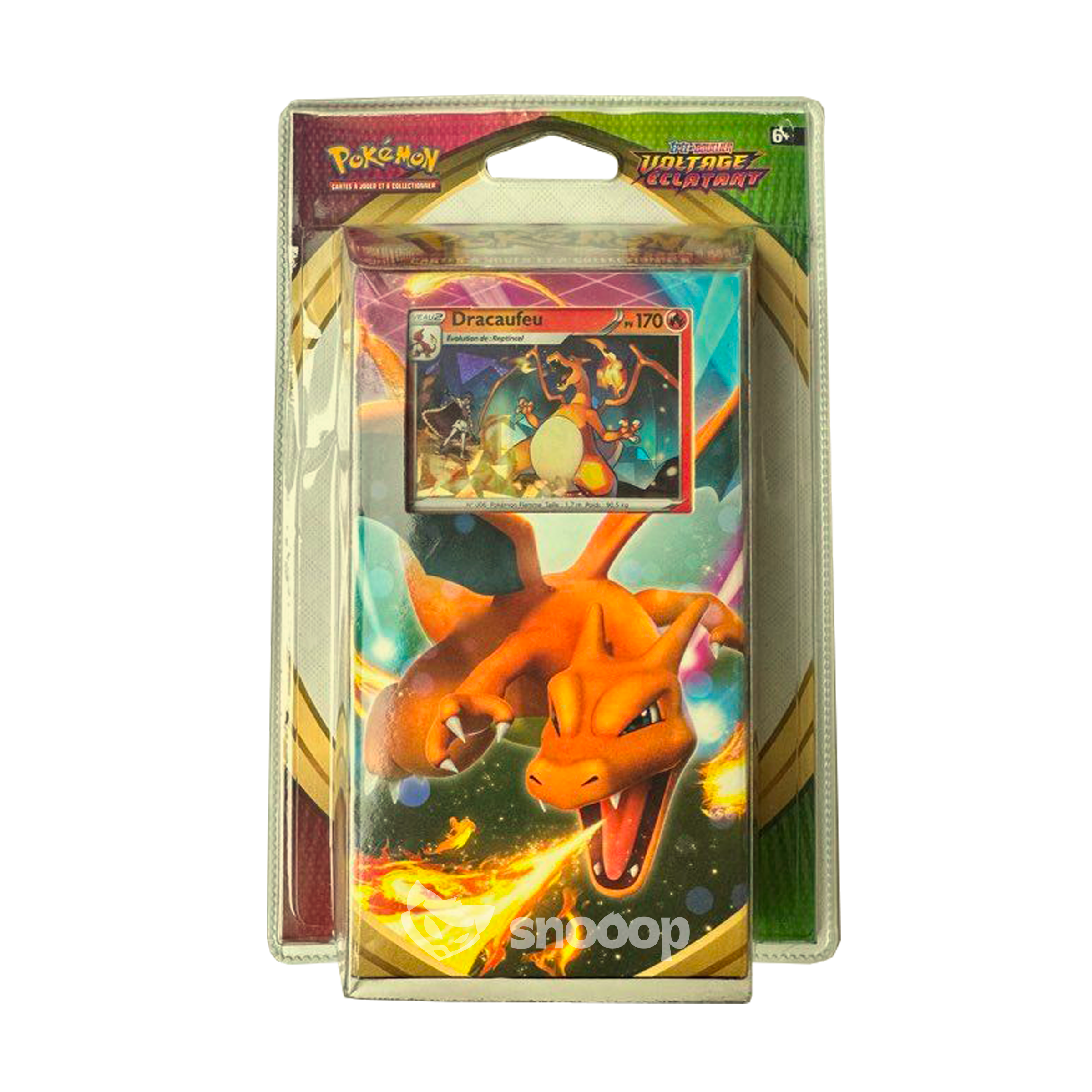 Deck sous Blister | Pokémon | Voltage Éclatant | Dracaufeu | 🇫🇷