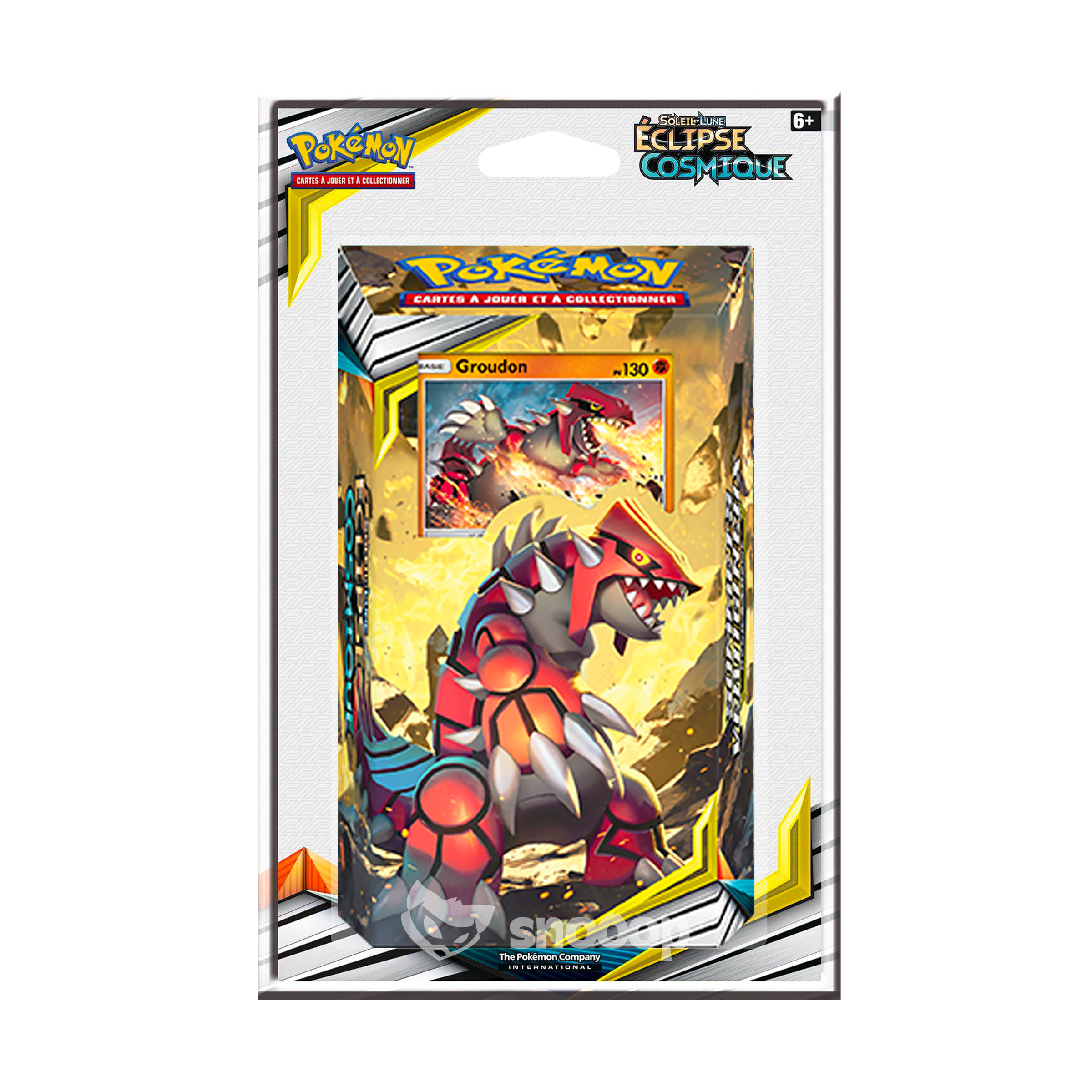 Deck sous Blister | Pokémon | Éclipse Cosmique | Groudon | 🇫🇷