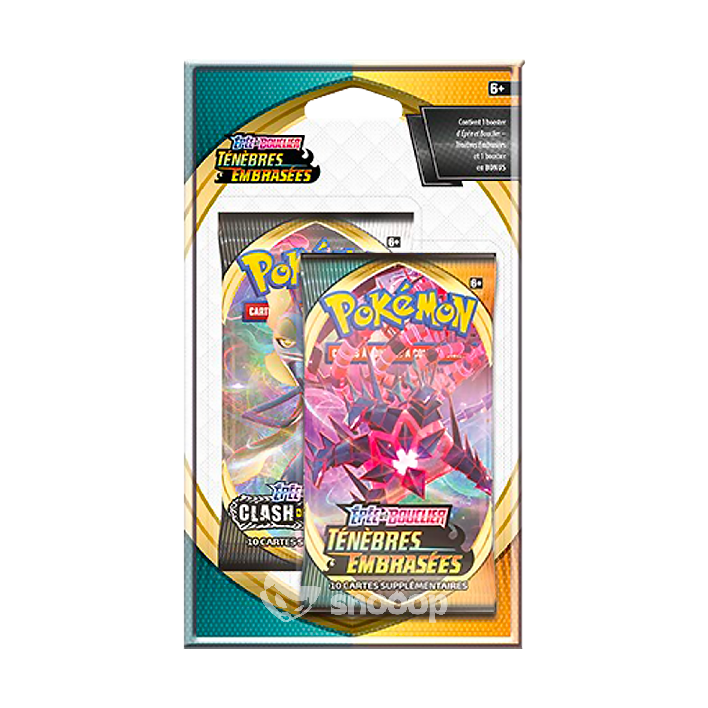 Booster sous Blister | Pokémon | Épée et Bouclier | Ténèbres Embrasées (EB03) | 🇫🇷