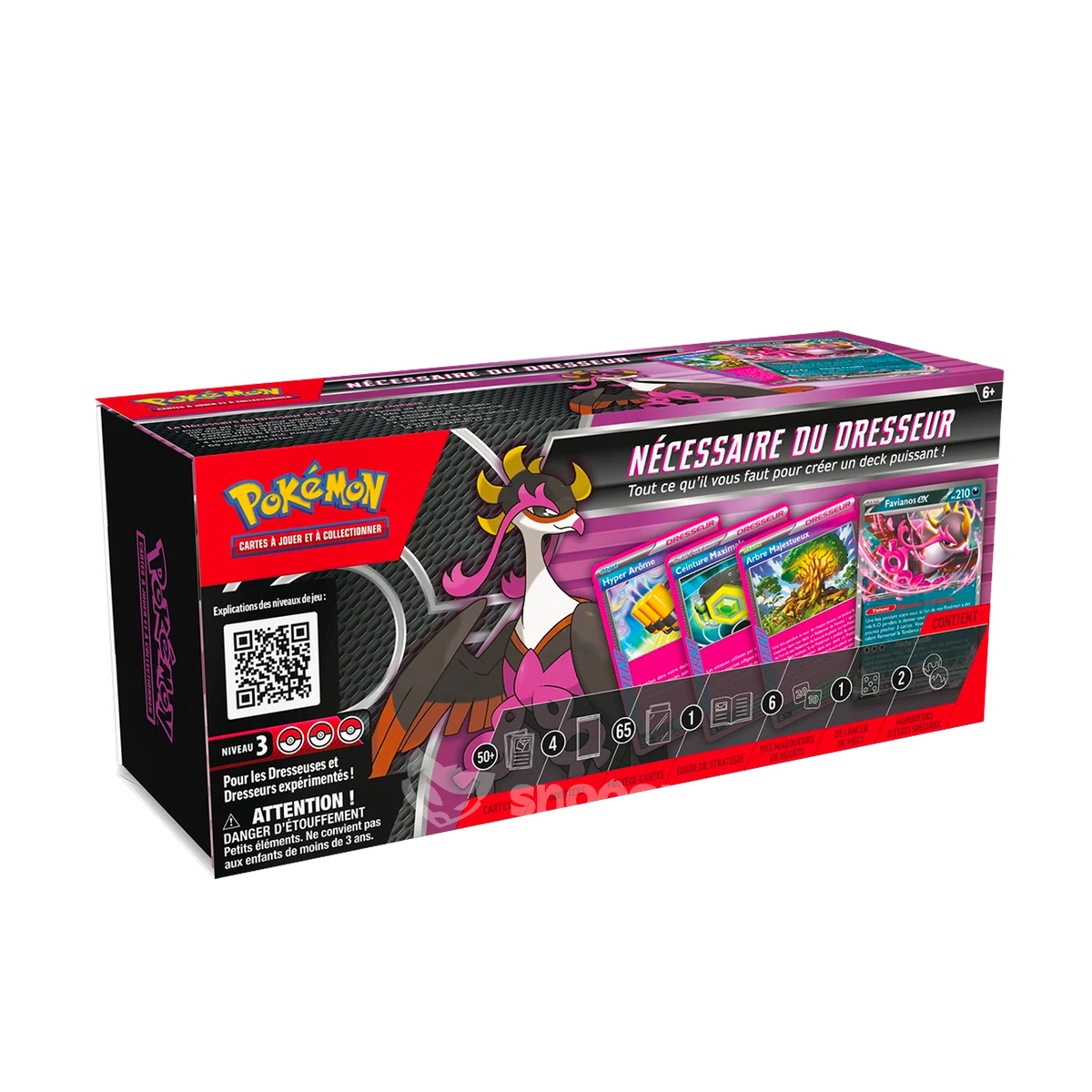 Nécessaire Du Dresseur Pokémon JCC – +50 Cartes Utiles – 4 Boosters – 65 Protège-cartes – Dé Et Marqueurs – Pour Joueurs Expérimentés