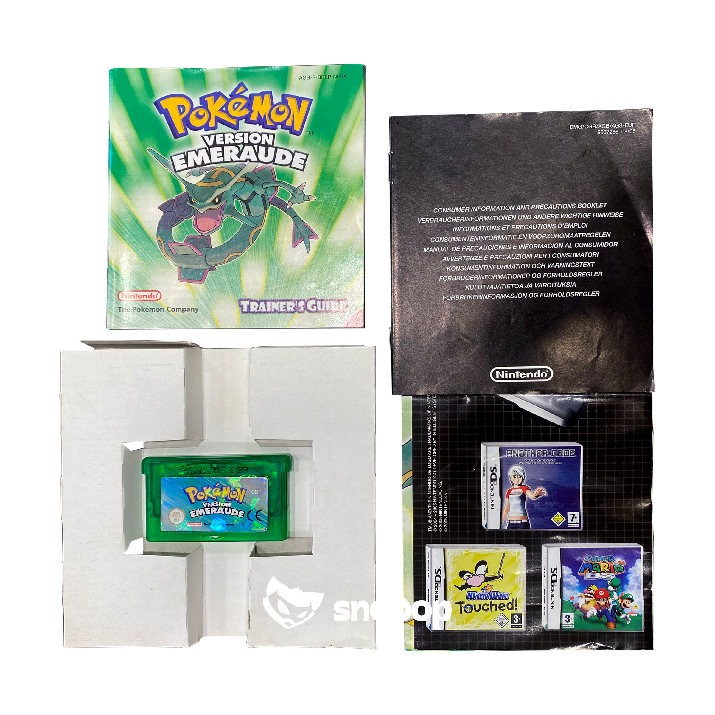 Nintendo Gameboy Advance | Pokémon | Pokémon Version Émeraude | 🇫🇷