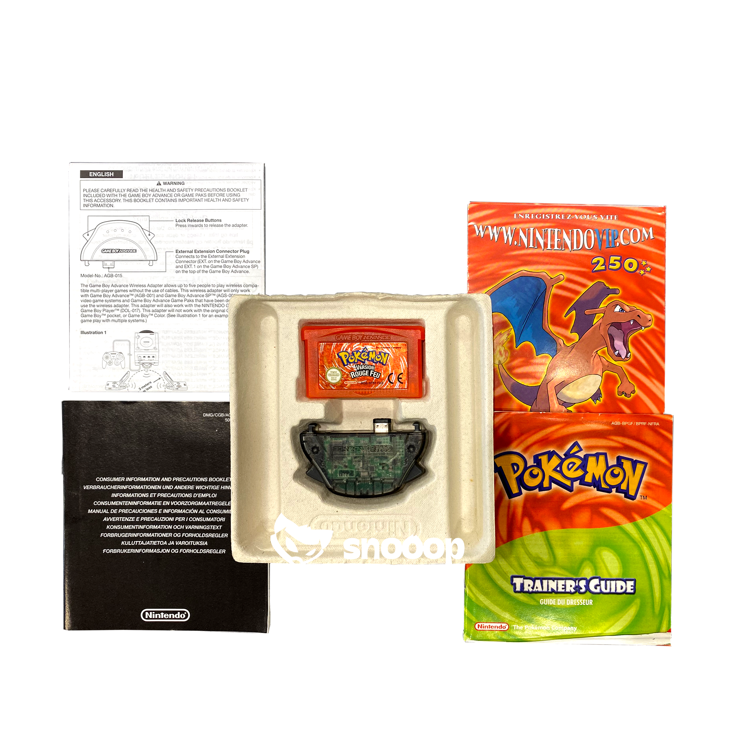 Nintendo Gameboy Advance | Pokémon | Pokémon Version Rouge Feu | 🇫🇷