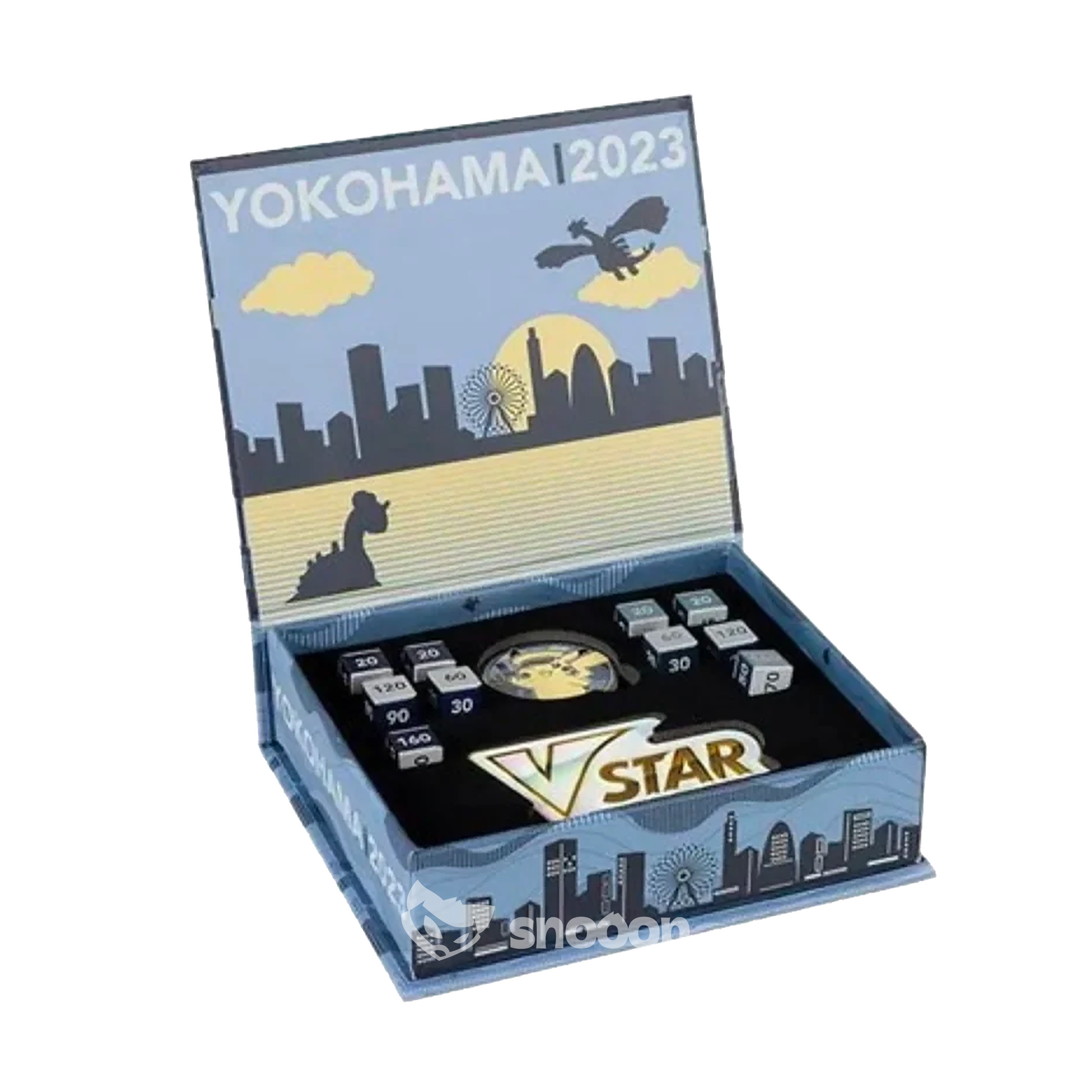 Box Pokémon Center | Pokémon | WCS Yokohama 2023 | Pièces et dès | 🎲