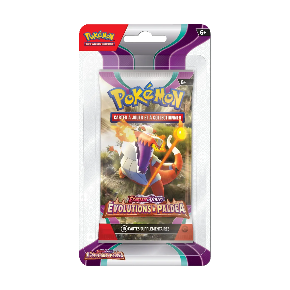 Pokemon Pack cahier range-cartes Pokémon Ecarlate et Violet - Evolution à Paldéa pas cher