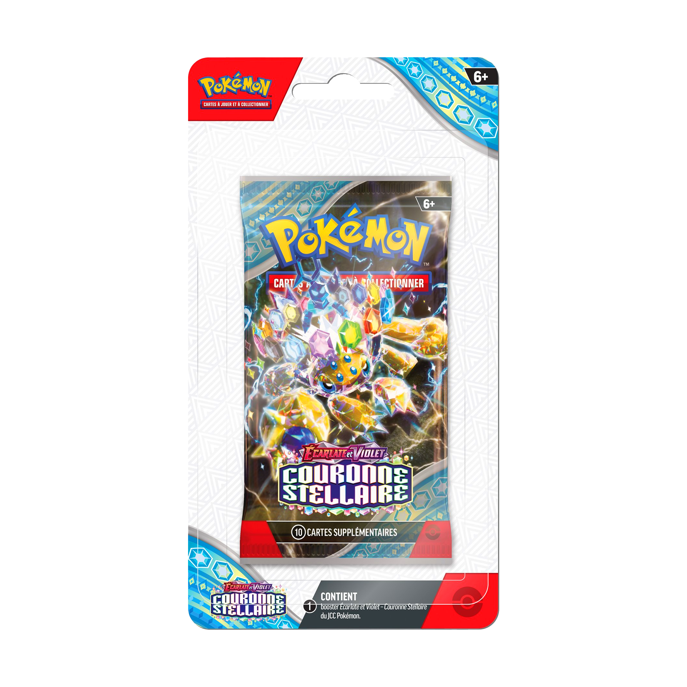 Booster sous blister | Pokémon | Écarlate et Violet (EV07) | Couronne Stellaire | 🇫🇷