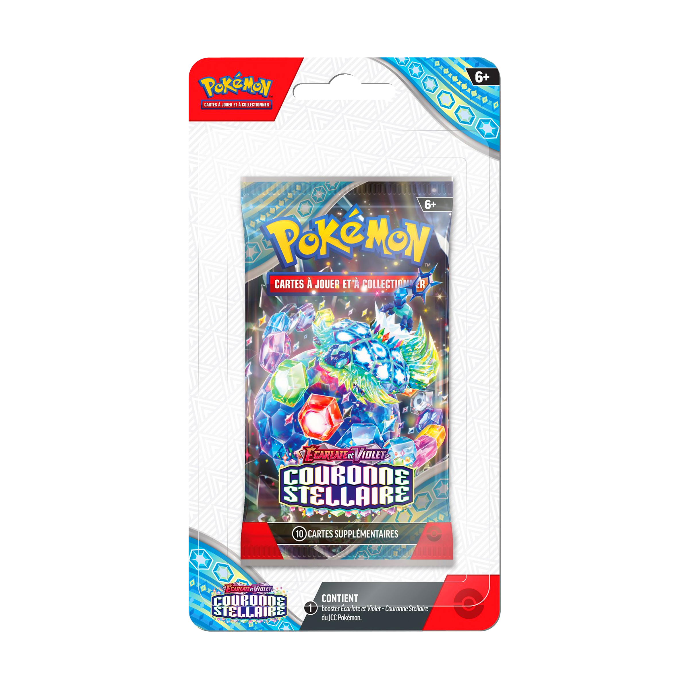 Booster sous blister | Pokémon | Écarlate et Violet (EV07) | Couronne Stellaire | 🇫🇷