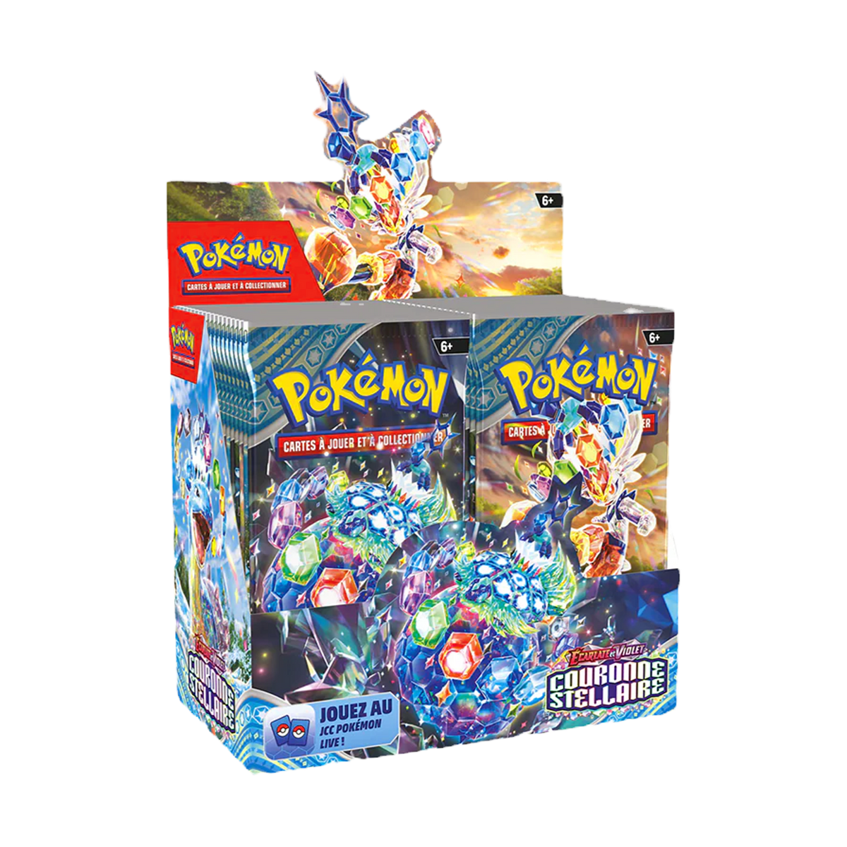 Blister Couronne Stellaire Écarlate et Violet - EV7 - FR - Pokémon Fra Blister Couronne Stellaire Écarlate et Violet - EV7 - FR - Pokémon Fra