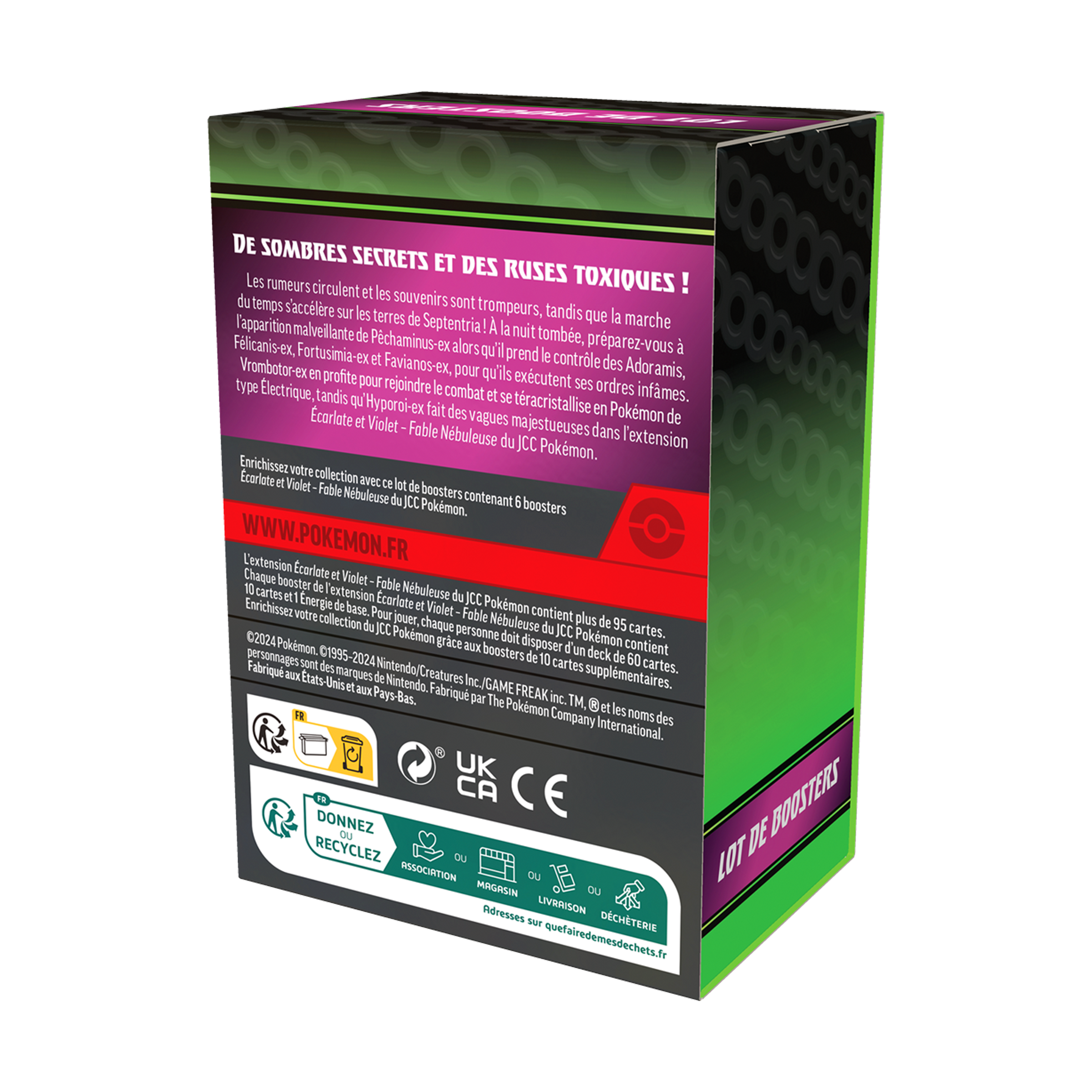 Bundle de 6 boosters | Pokémon | Écarlate et Violet (EV6.5) | Fable Nébuleuse | 🇫🇷